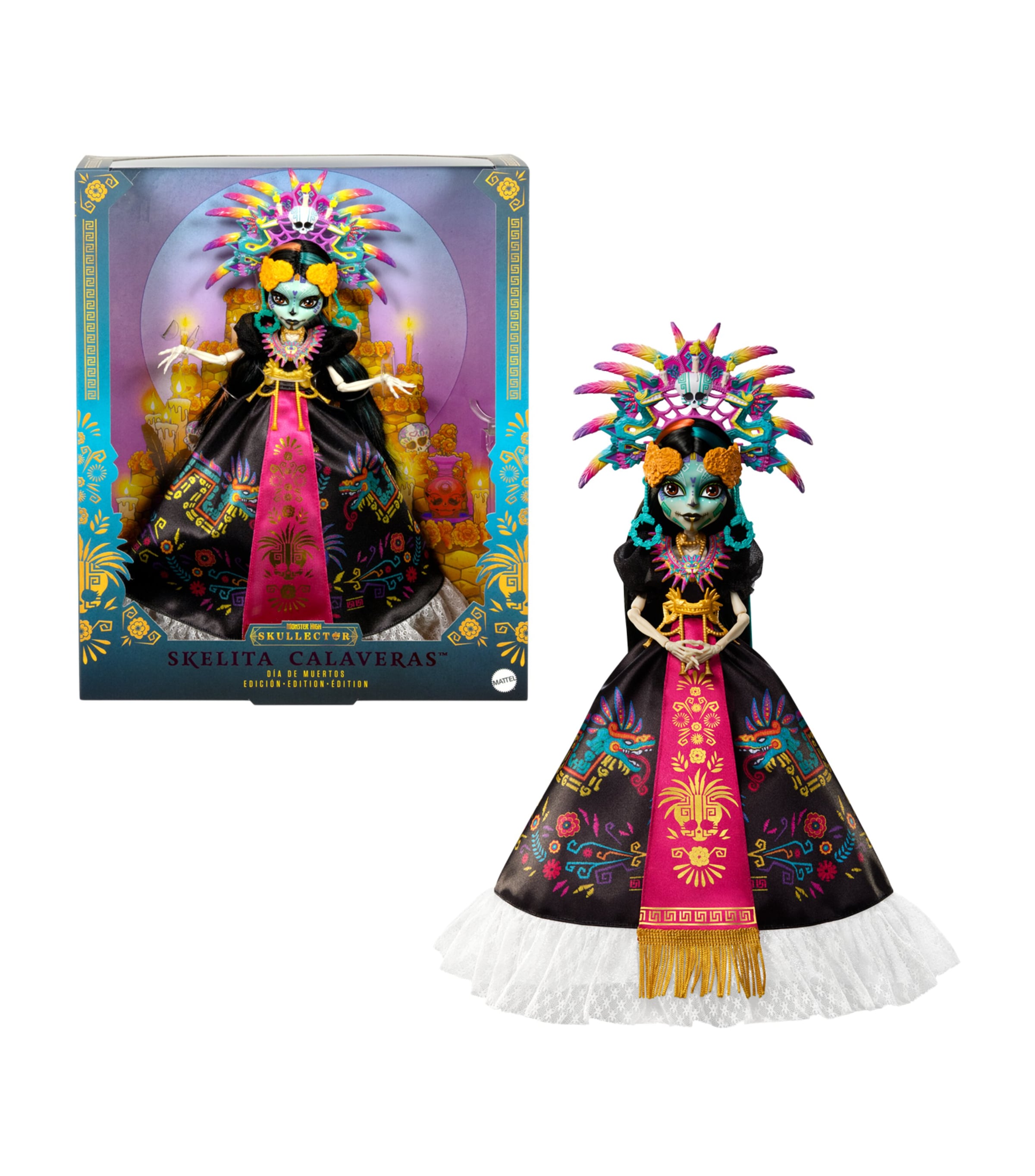 Monster High Skelita Calaveras Día de Muertos Doll MULTI Image 1