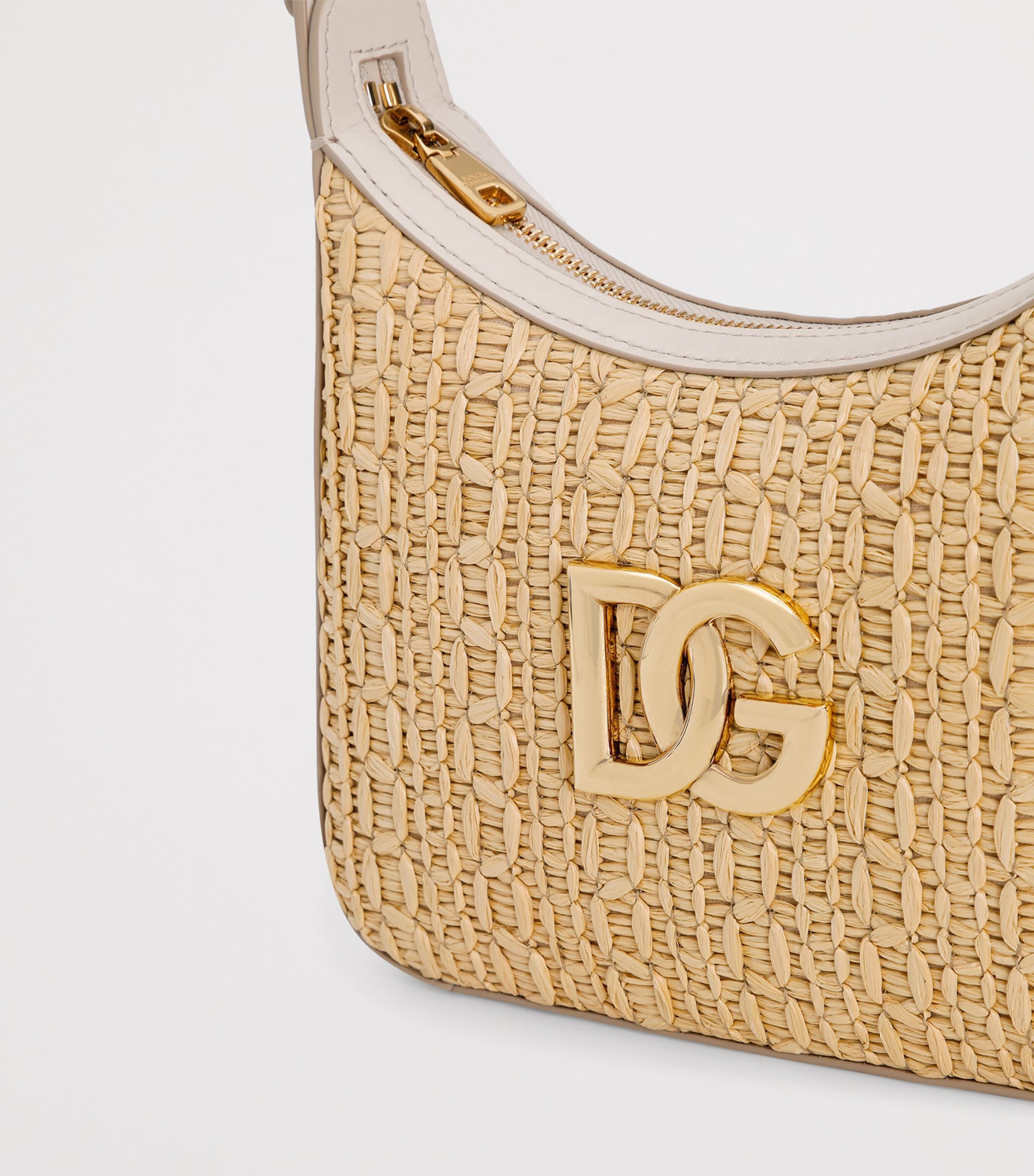 Dolce & Gabbana Raffia Shoulder Bag | Harrods US