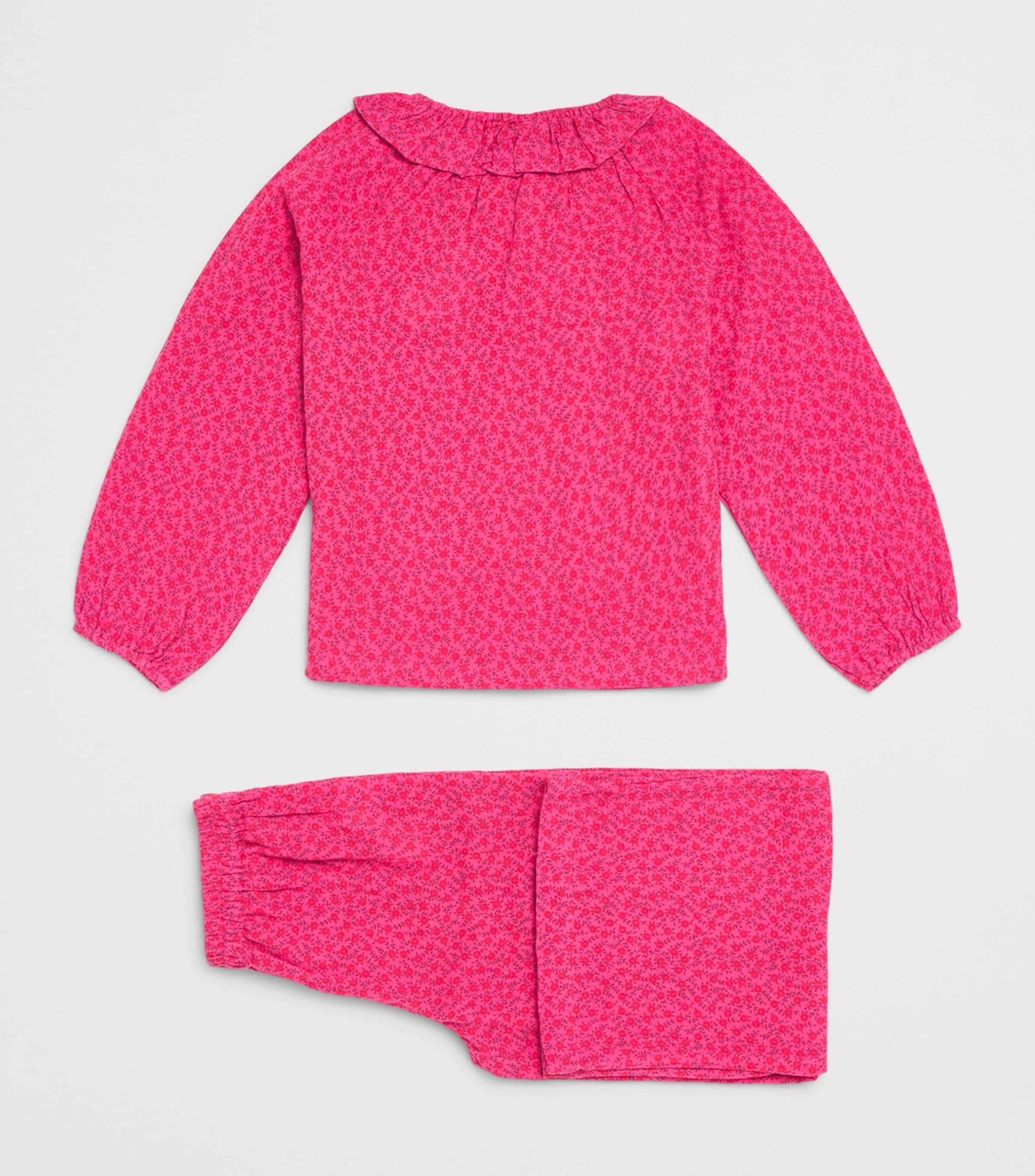 Bonton Papita Pyjama Set (2-14 Years) Foulfleur Rose Image 2