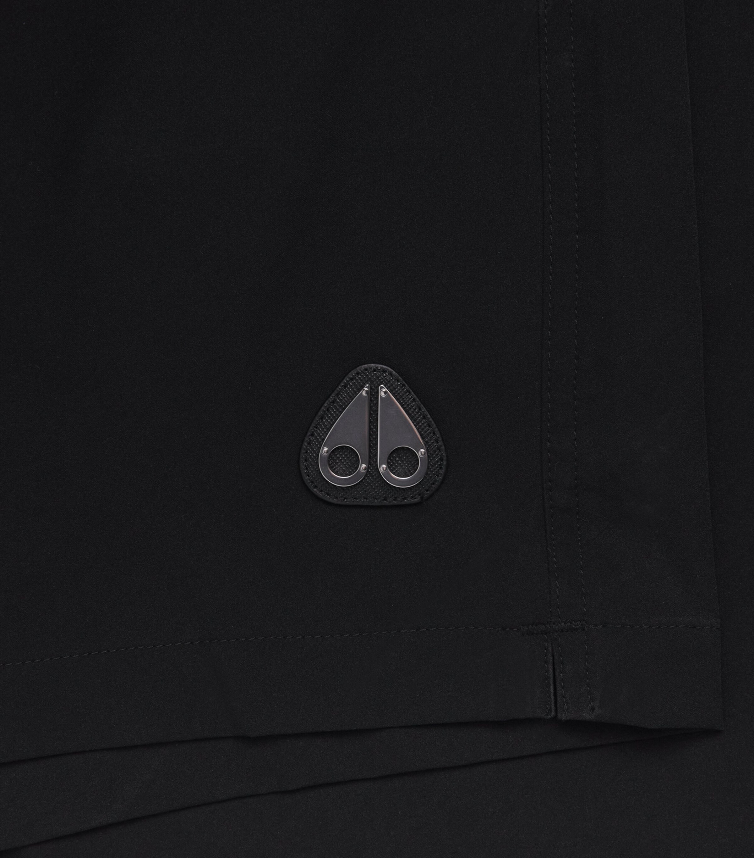 Moose Knuckles Mens Drawstring Swim Shorts Black Image 5