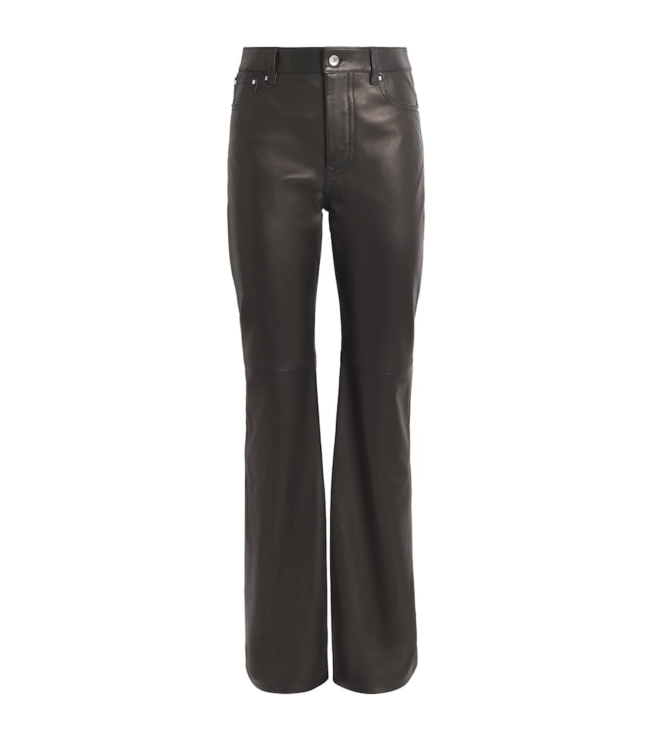 Leather Trousers P001 BLACK Image 1