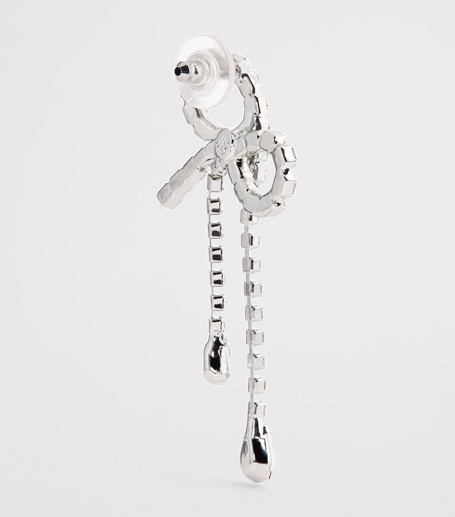 Rhodium-Plated Crystal Mirabelle Earrings CRYSTAL Image 4