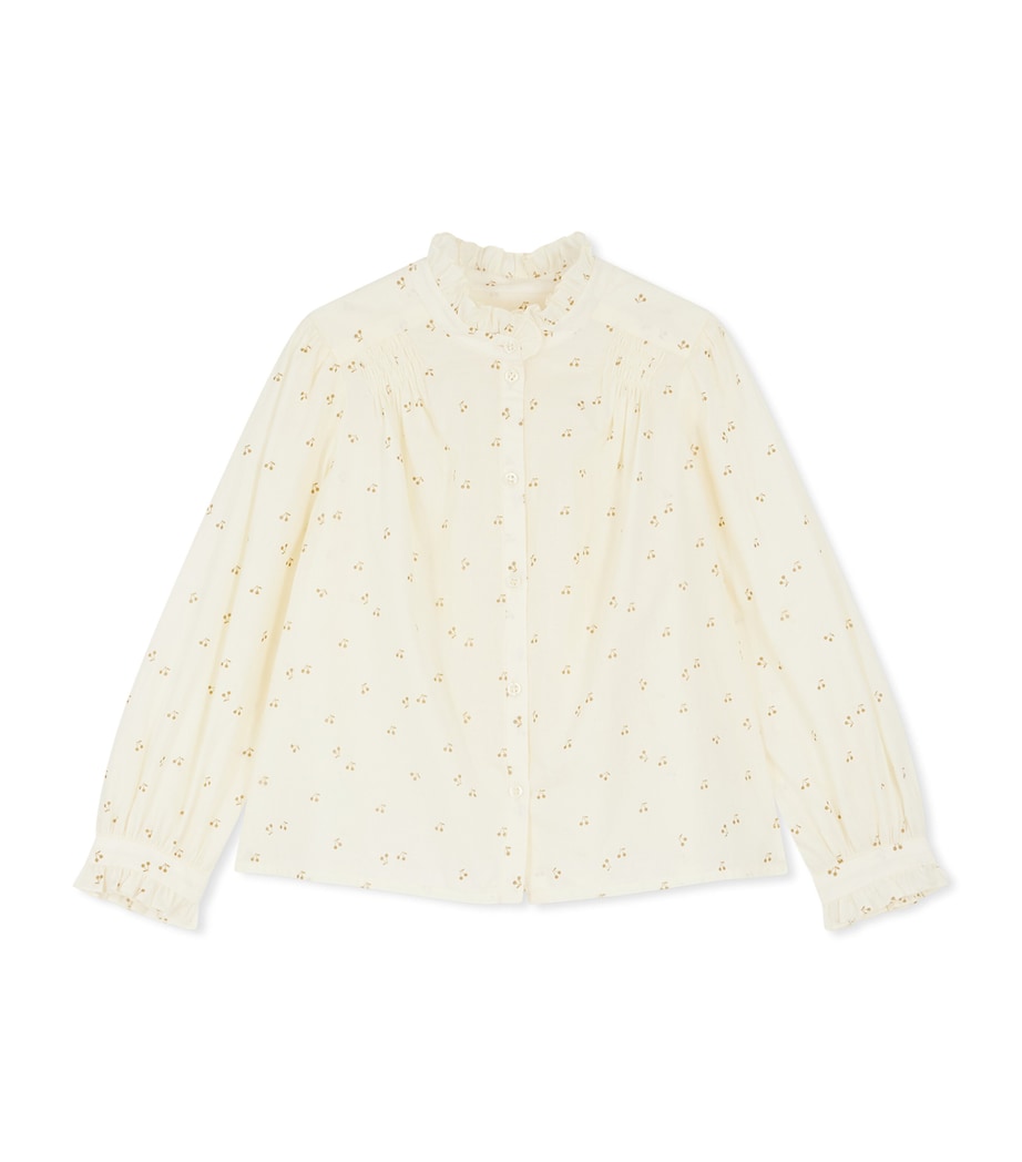 Cotton Ruffle Blouse (10-14 Years) IMP OR Image 1