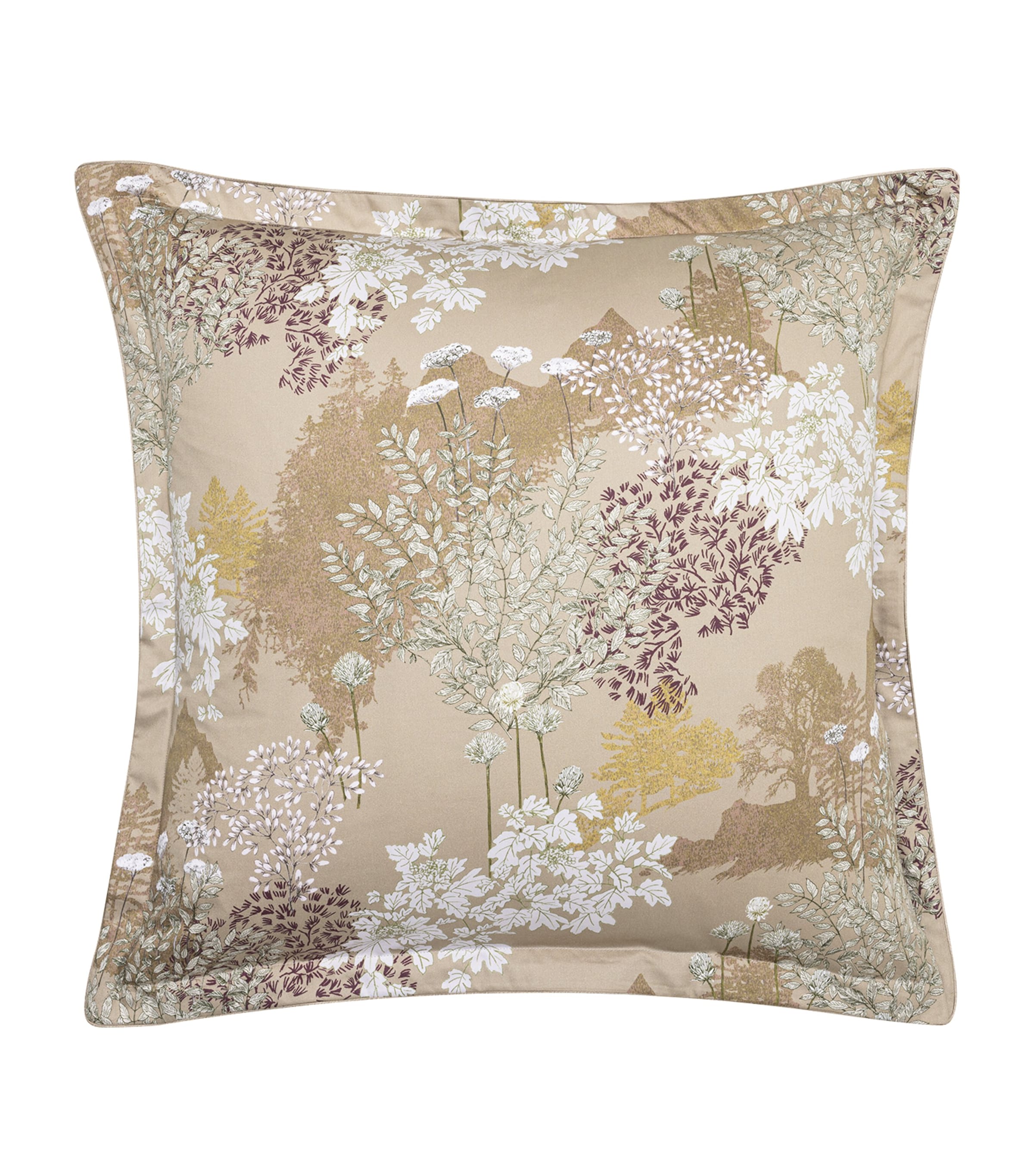 Alexandre Turpault Cotton Lande Square Pillowcase (65cm x 65cm) | Bedding | Bed Linens & Sets | Pillow Cases | Designers | Alexandre Turpault