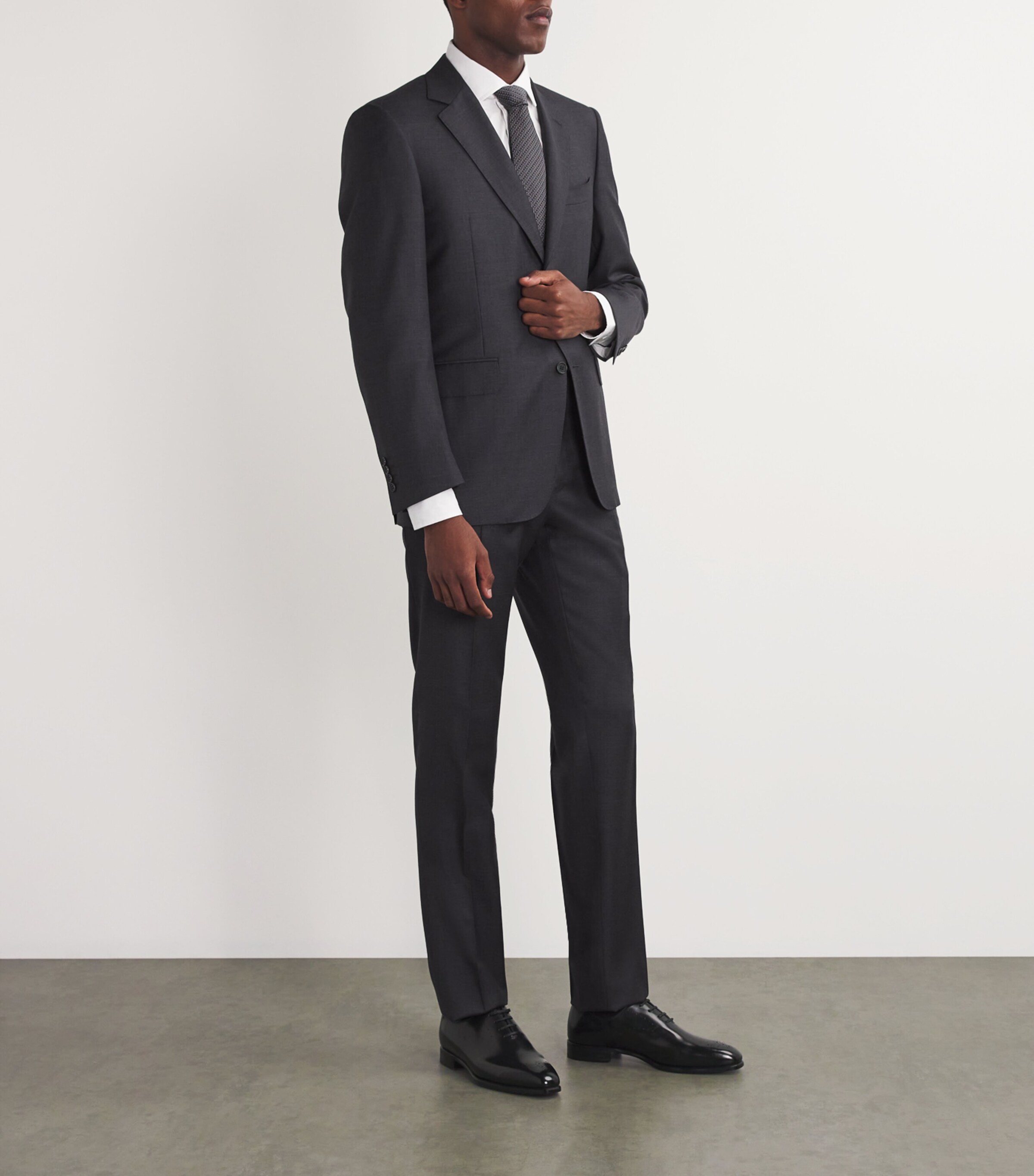 Brioni Leather Oxford Shoes | Harrods US