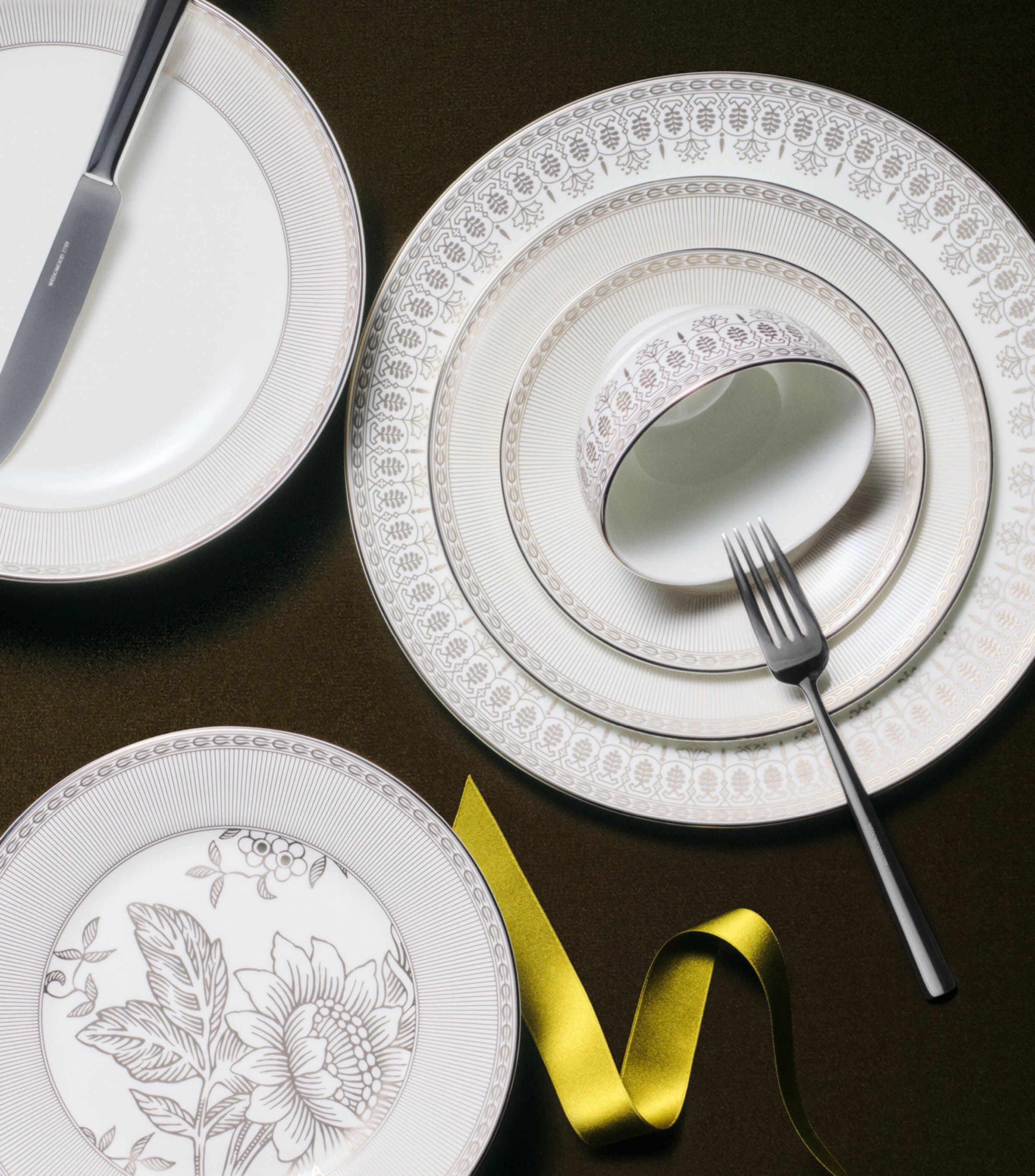 Silver Tonquin Cereal Bowl (18cm) SILVER Image 5