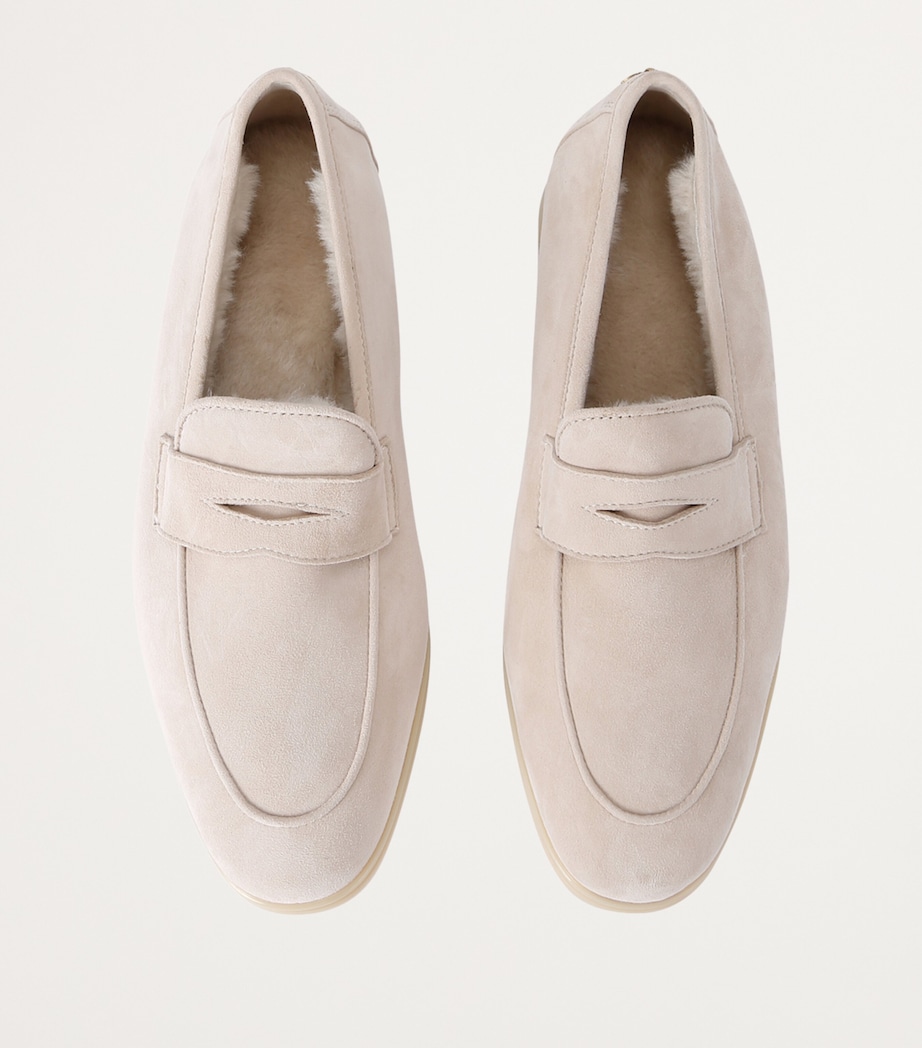 Bougeotte Suede Loisir Gommé Loafers Beige Image 4