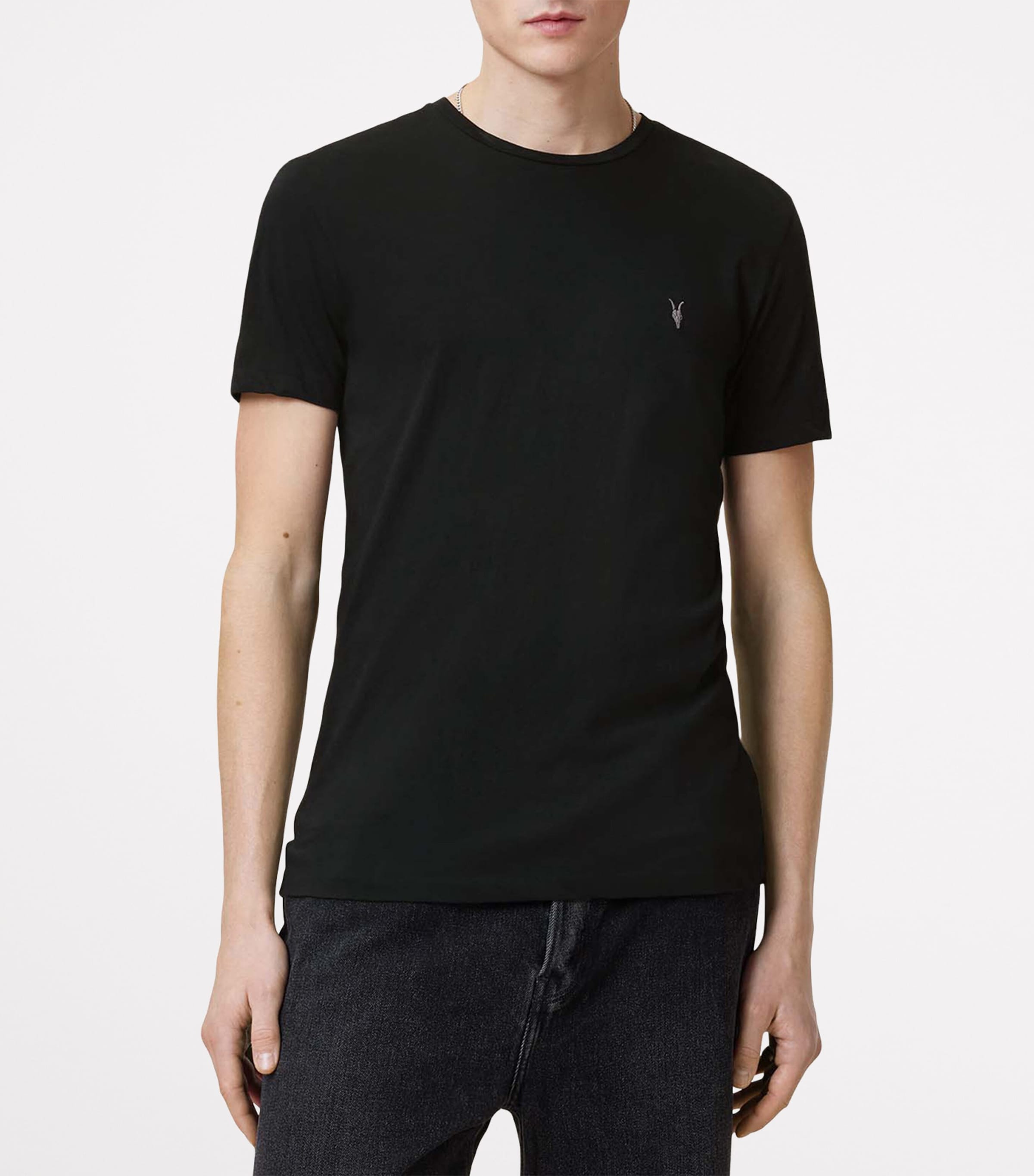 Organic Cotton Tonic T-Shirt JET BLACK Image 4