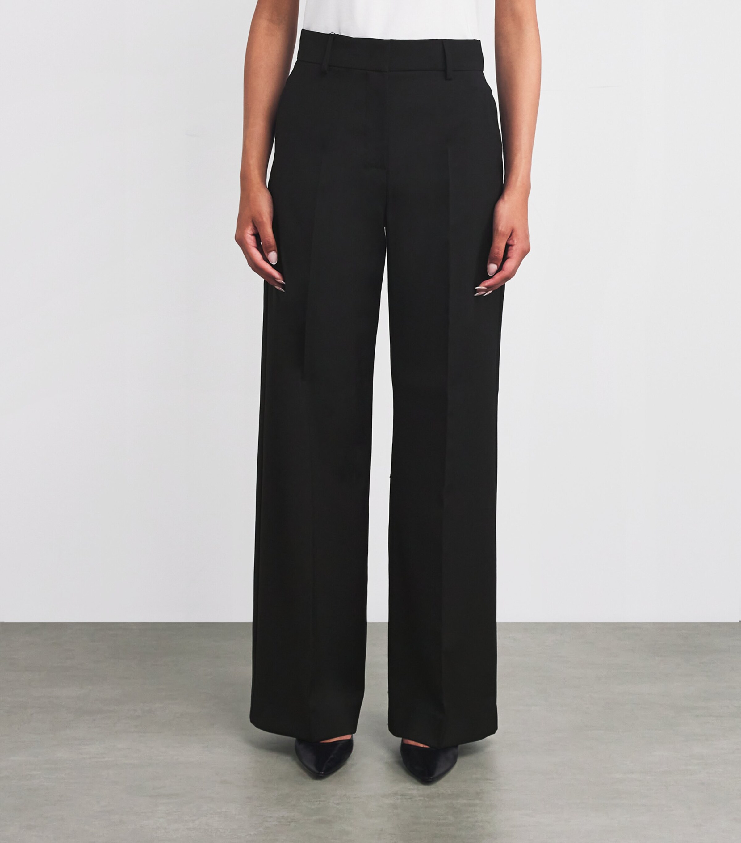 Weekend Max Mara Virgin Wool Wide-Leg Trousers | Women Clothing | Trousers | Tailored Trousers | Workwear | Designers | Weekend Max Mara Weekend Max Mara Virgin Wool Wide-Leg Trousers | Women Clothing | Trousers | Tailored Trousers | Workwear | Designers | Weekend Max Mara