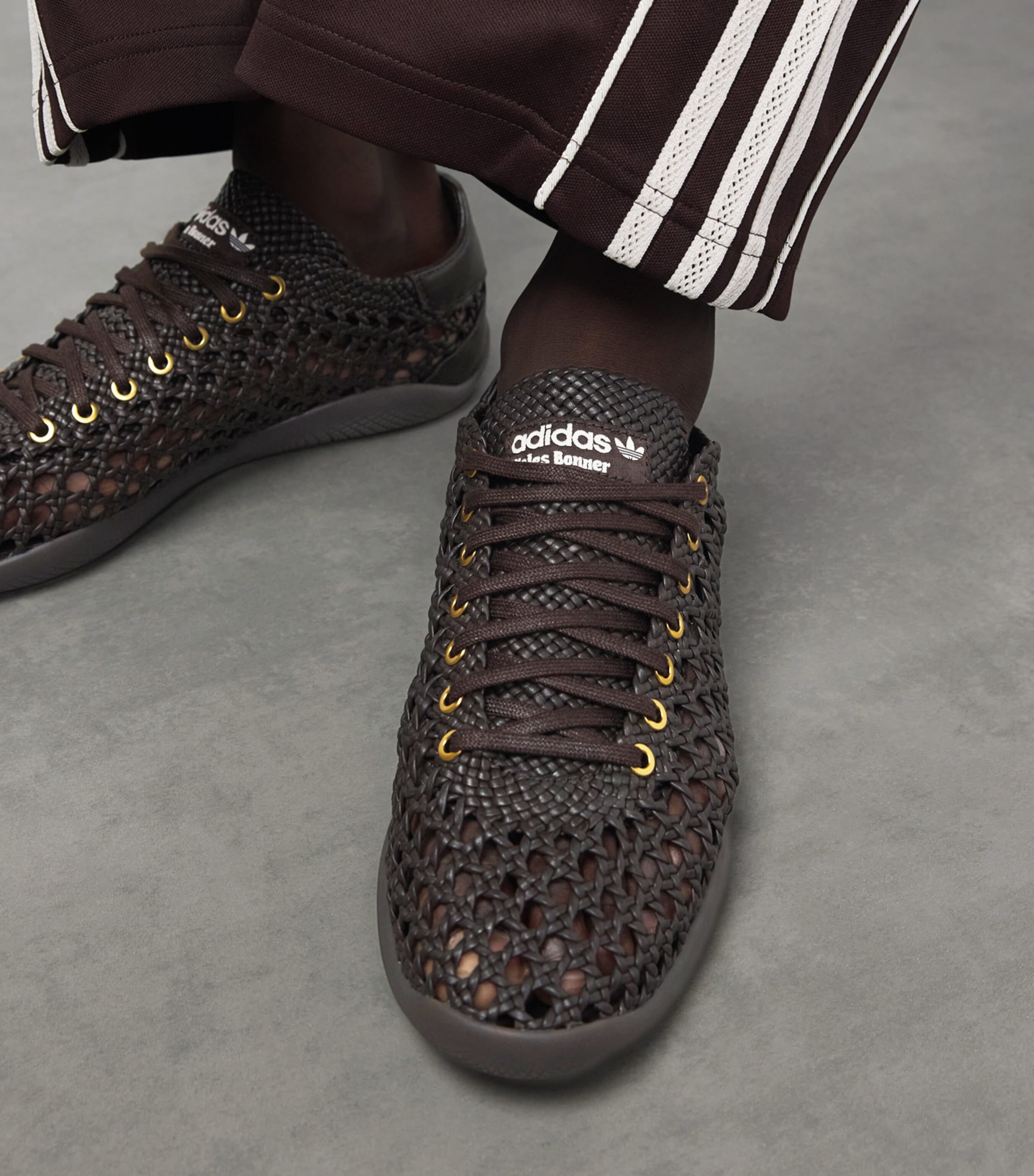 adidas x Wales Bonner Woven Karintha Sneakers Dbrown/dbrown/dbrown Image 4