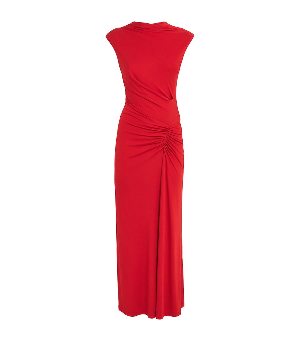 Ruched Acacia Midi Dress