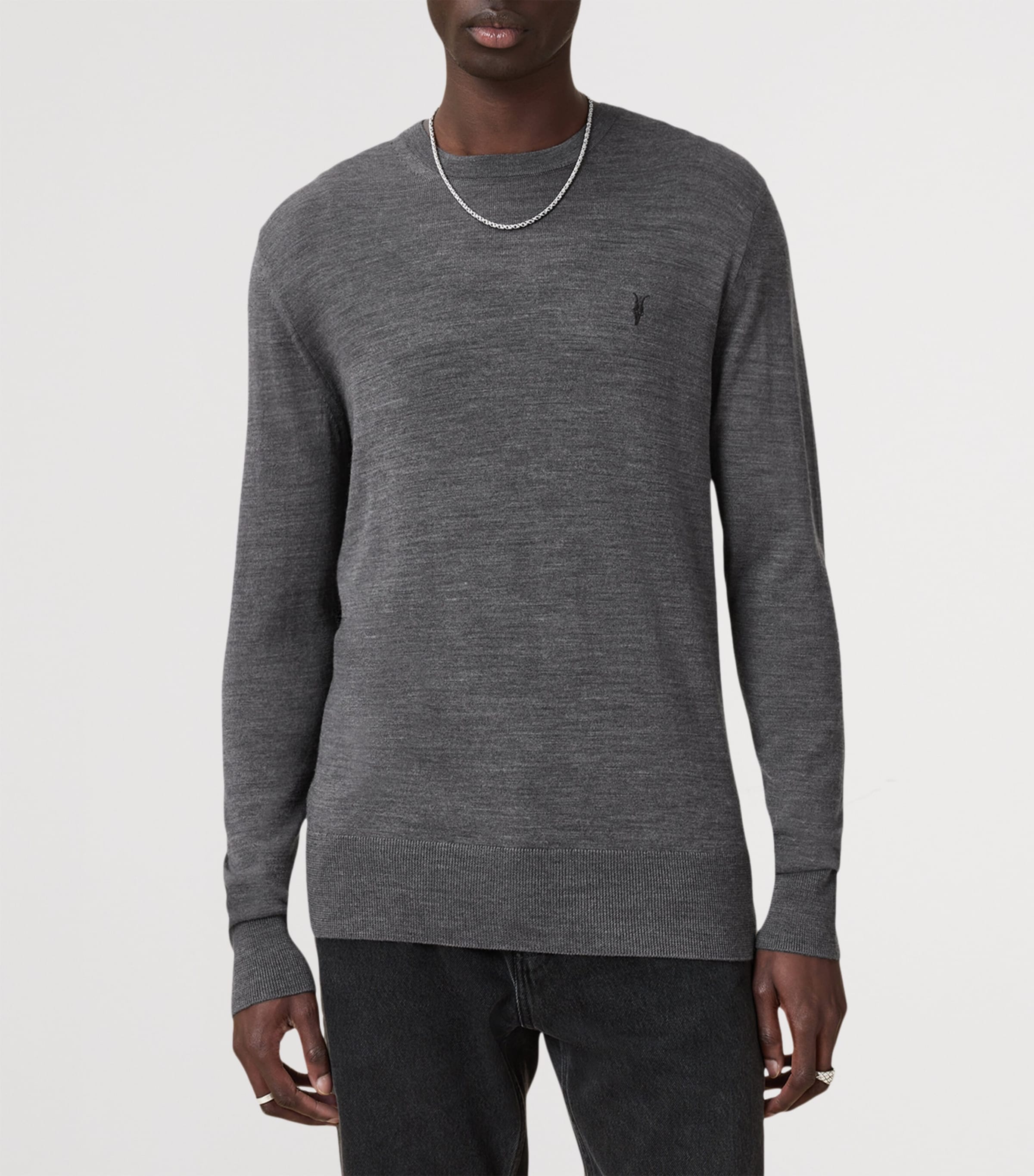 Merino Wool Mode Sweater MONUMENT GREY Image 4