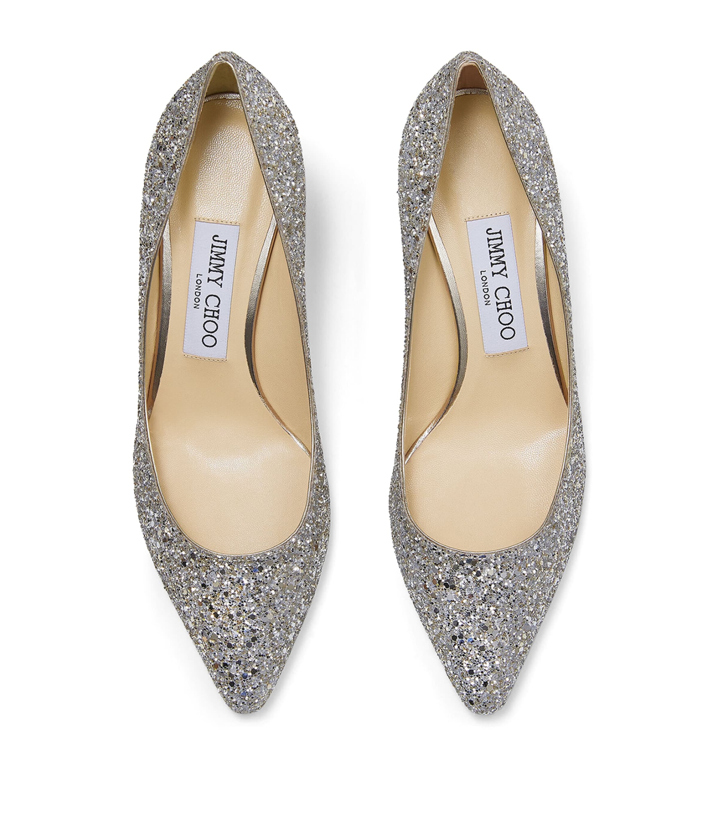 Romy 60 Glitter Pumps CHAMPAGNE Image 3