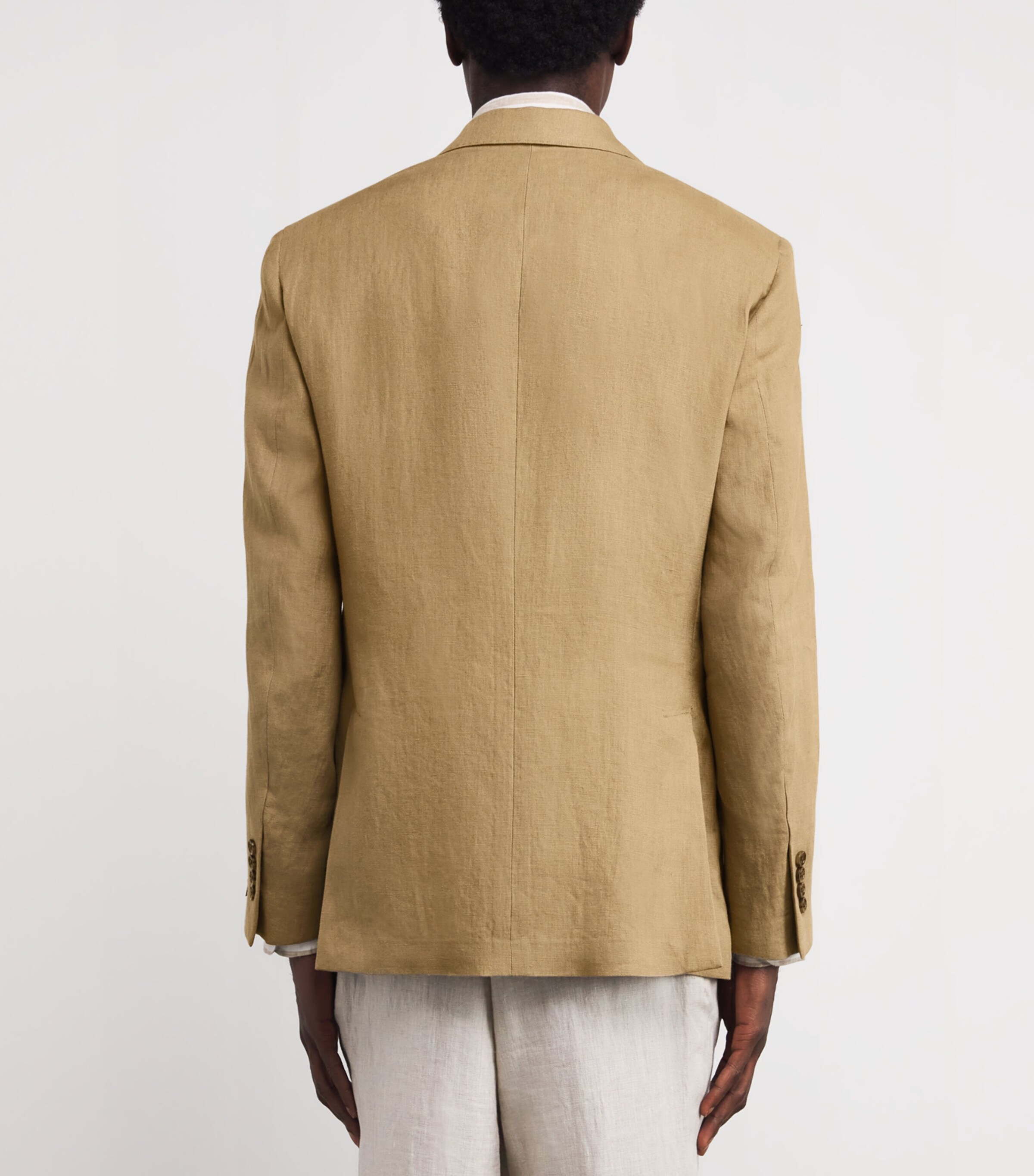 Linen Blazer KHAKI Image 4