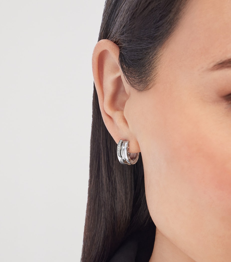 White Gold and Diamond B.zero1 Earrings GOLD Image 5
