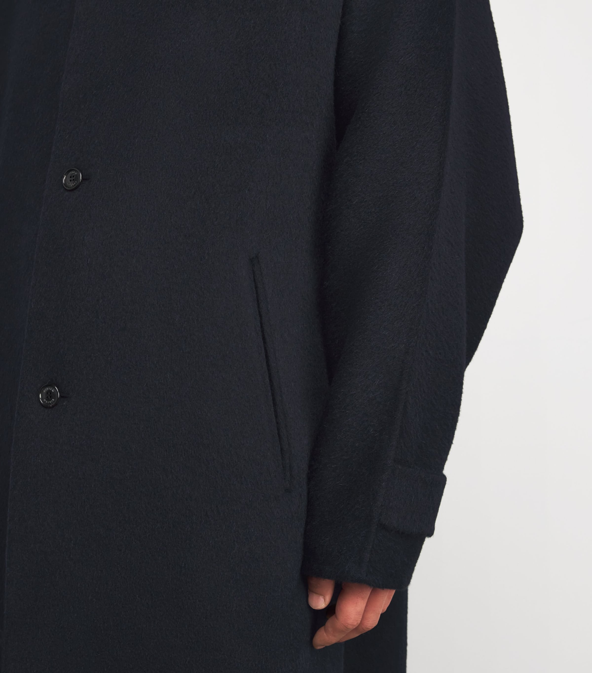 Wool-Alpaca Overcoat DARK NAVY DN Image 6
