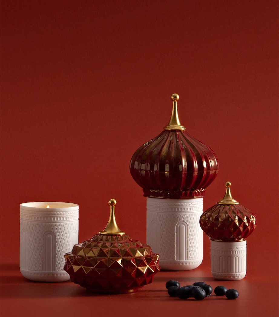 1001 Lights North Tower Candle (200g) WHITE / RED Image 6