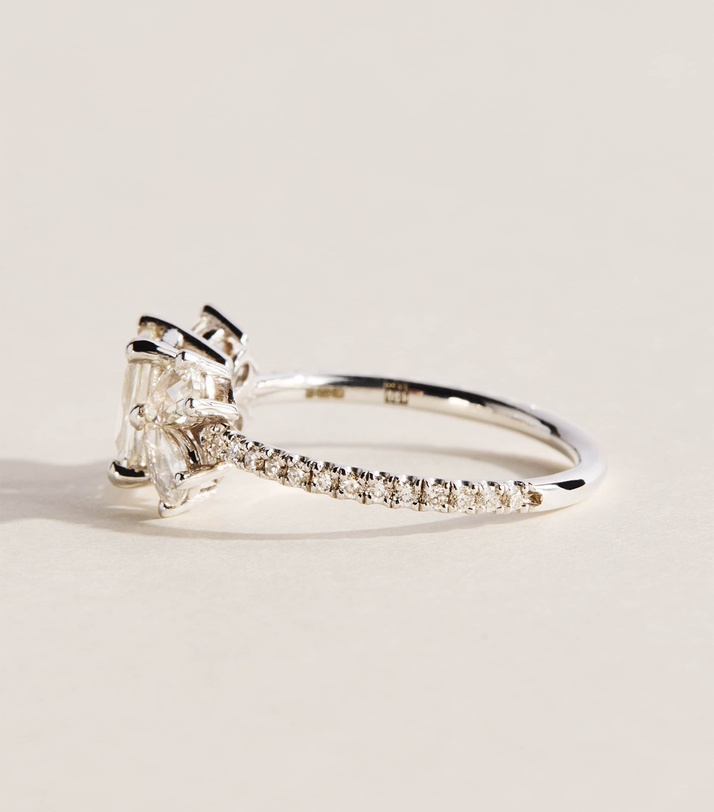 Suzanne Kalan White Gold and Diamond One of a Kind Butterfly Ring Wg/wd Image 4