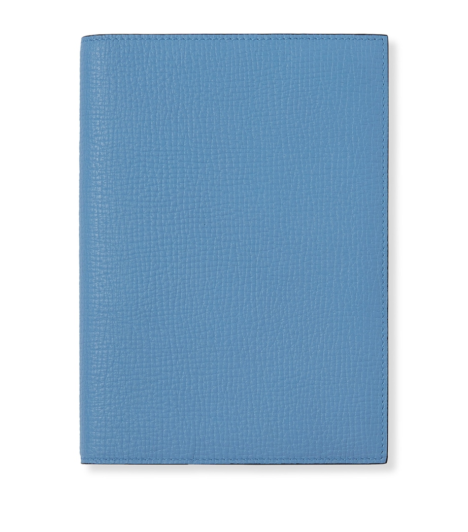 Leather Evergreen Refillable Notebook NILE BLUE Image 1