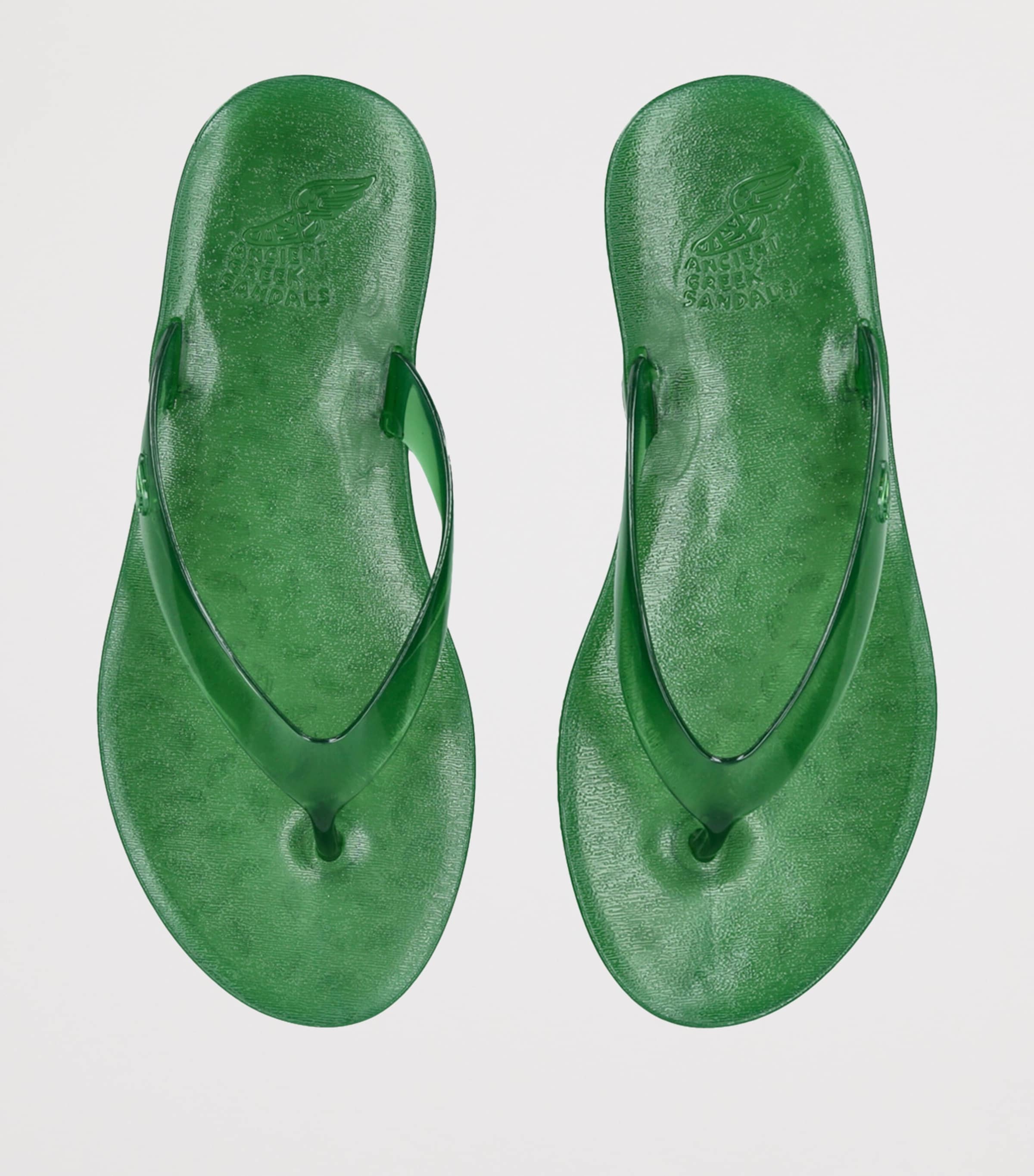 Jelly Saionara Flip Flops GREEN Image 4