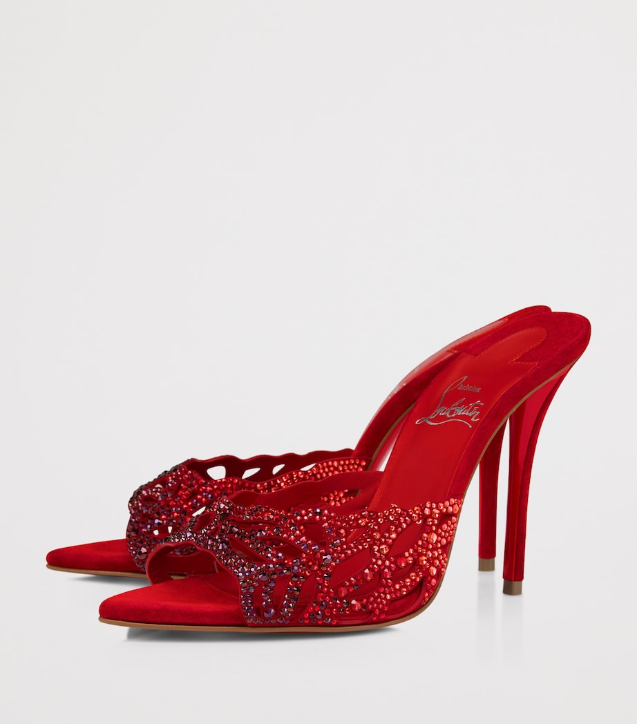 Lasera Strass Heeled Mules 100 R856 Image 3