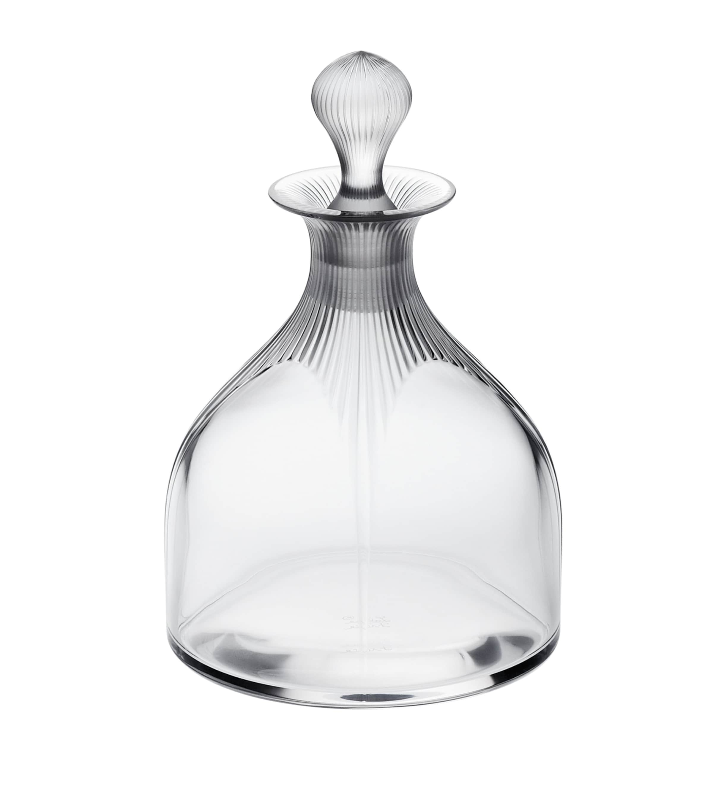 Lalique 100 Points Crystal Wine Decanter In Clear