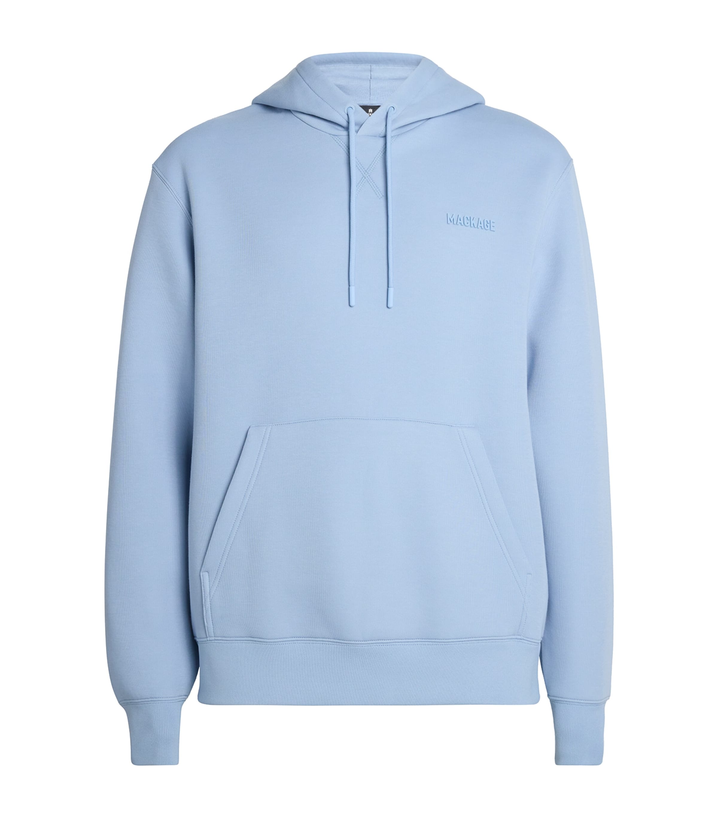 Cotton-Blend Krystian Hoodie FOG BLUE A Image 1