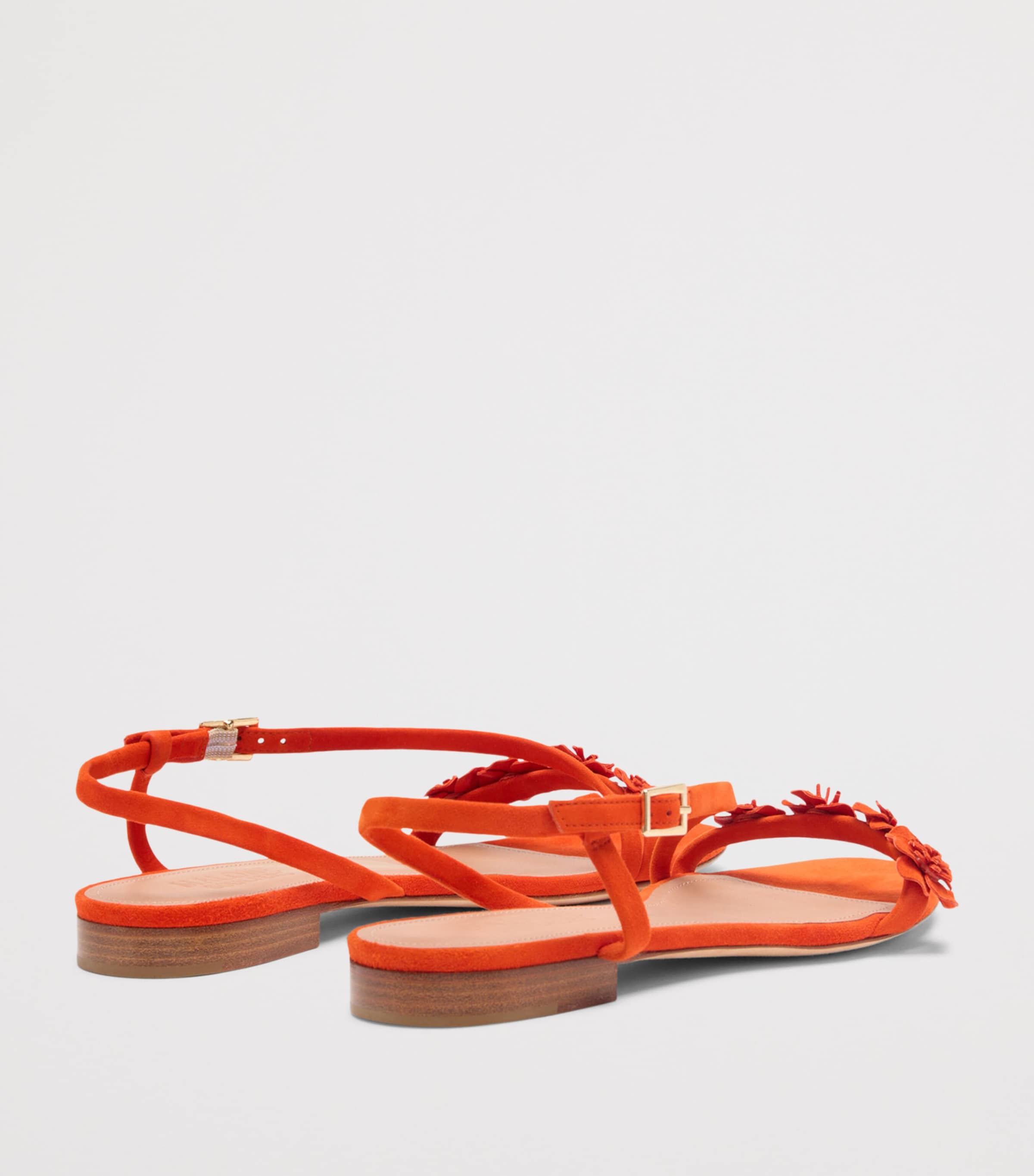 Malone Souliers Suede Serra Sandals Marigold Image 4