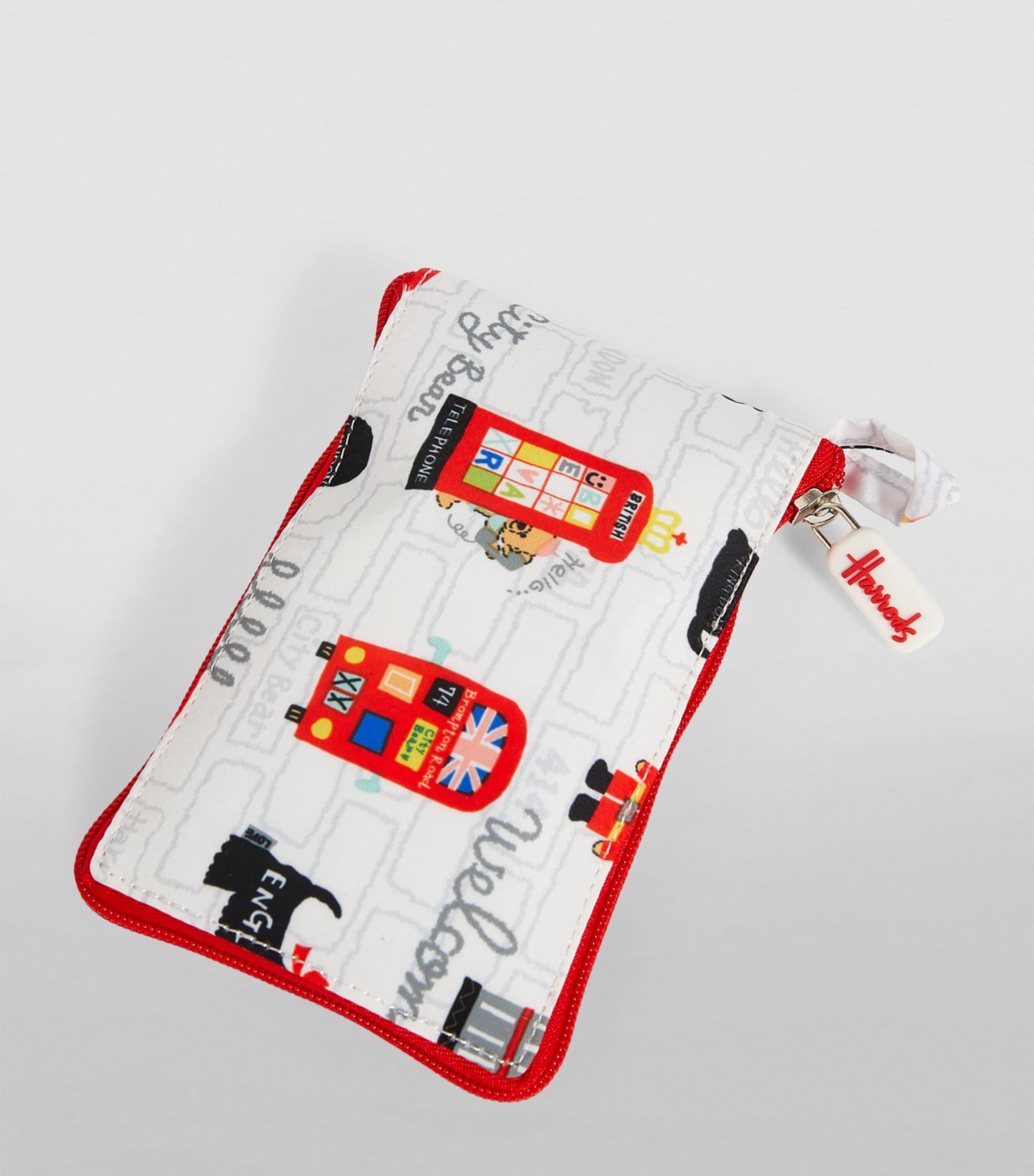 Harrods Ivory Recycled City Bear Pocket Shopper Bag | Harrods US