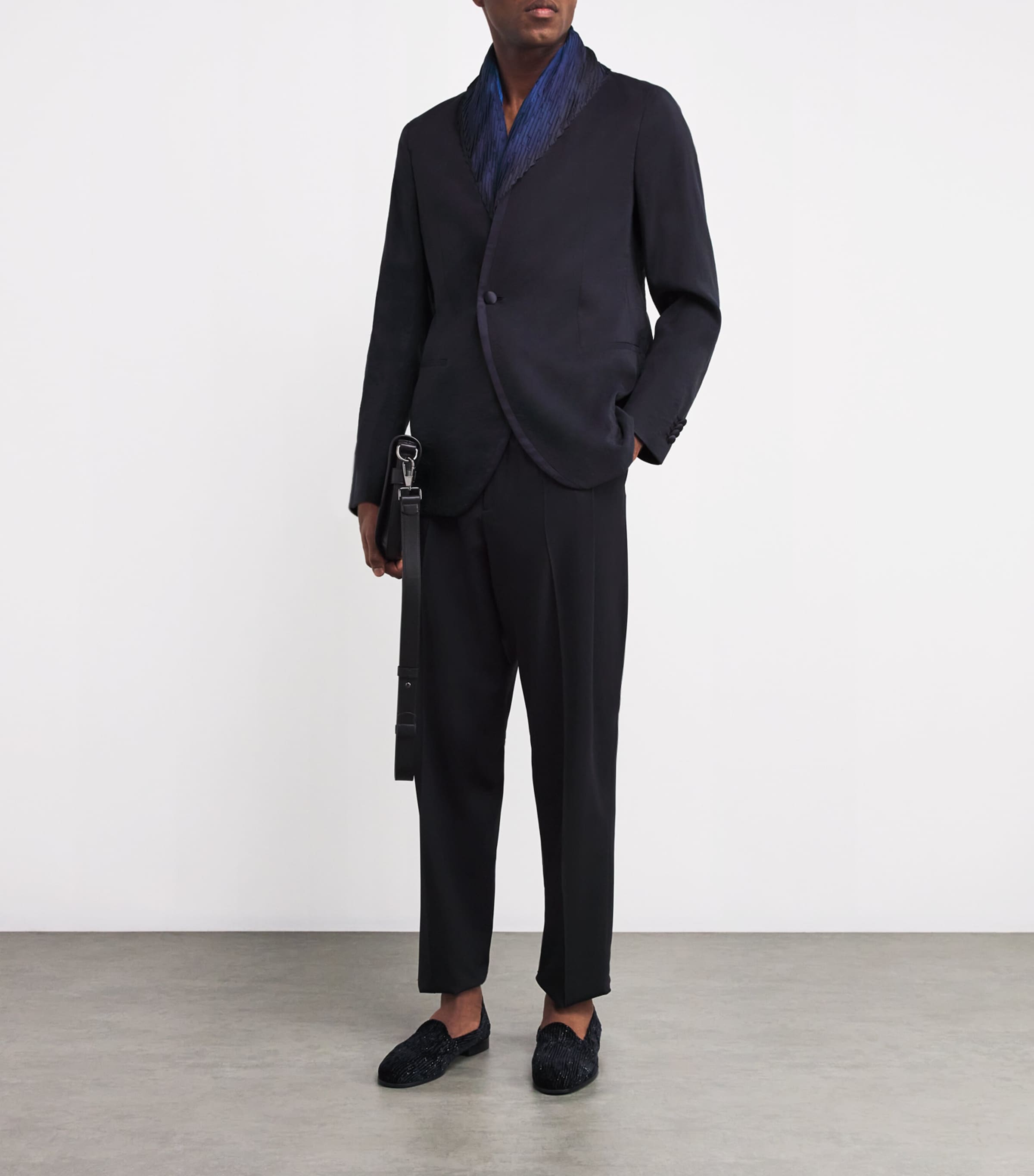ジャケット Giorgio Armani Silk Blend Lined Blazer Giorgio Armani Silk Blend Lined Blazer (GIORGIO ARMANI