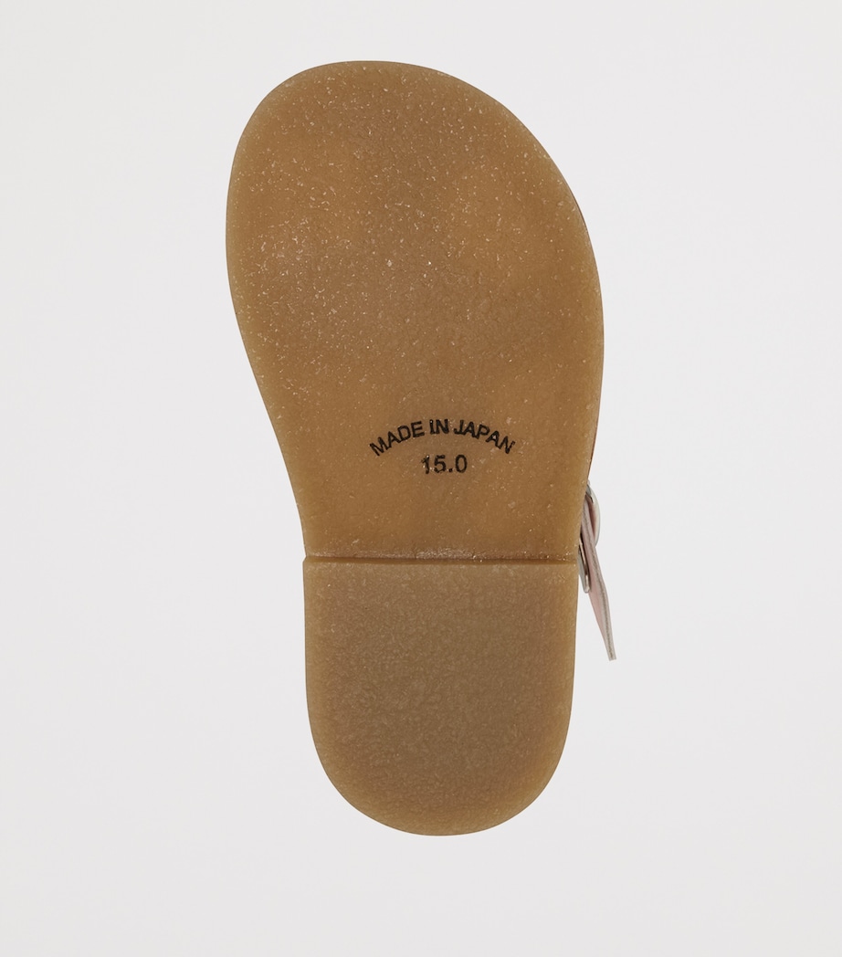 Miki House Scallop-Detail Bunny Sandals Image 6