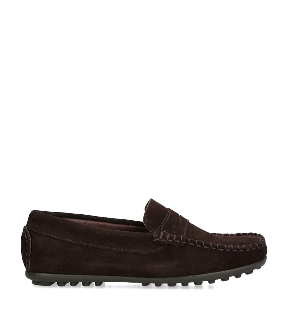 Suede Felix Loafers DARK BROWN Image 1