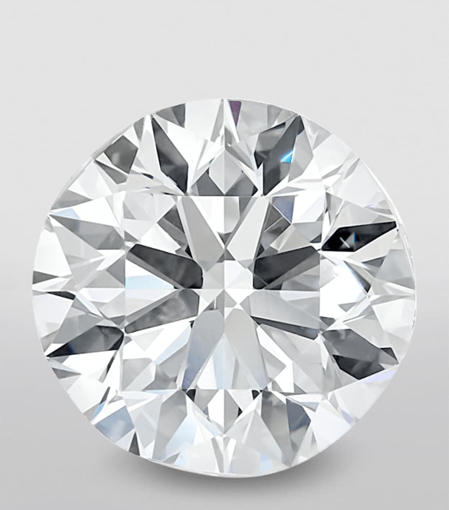 Yellow Gold Invisible Set Diamond Threaded Stud Earring (4mm) YELLOW GOLD Image 2