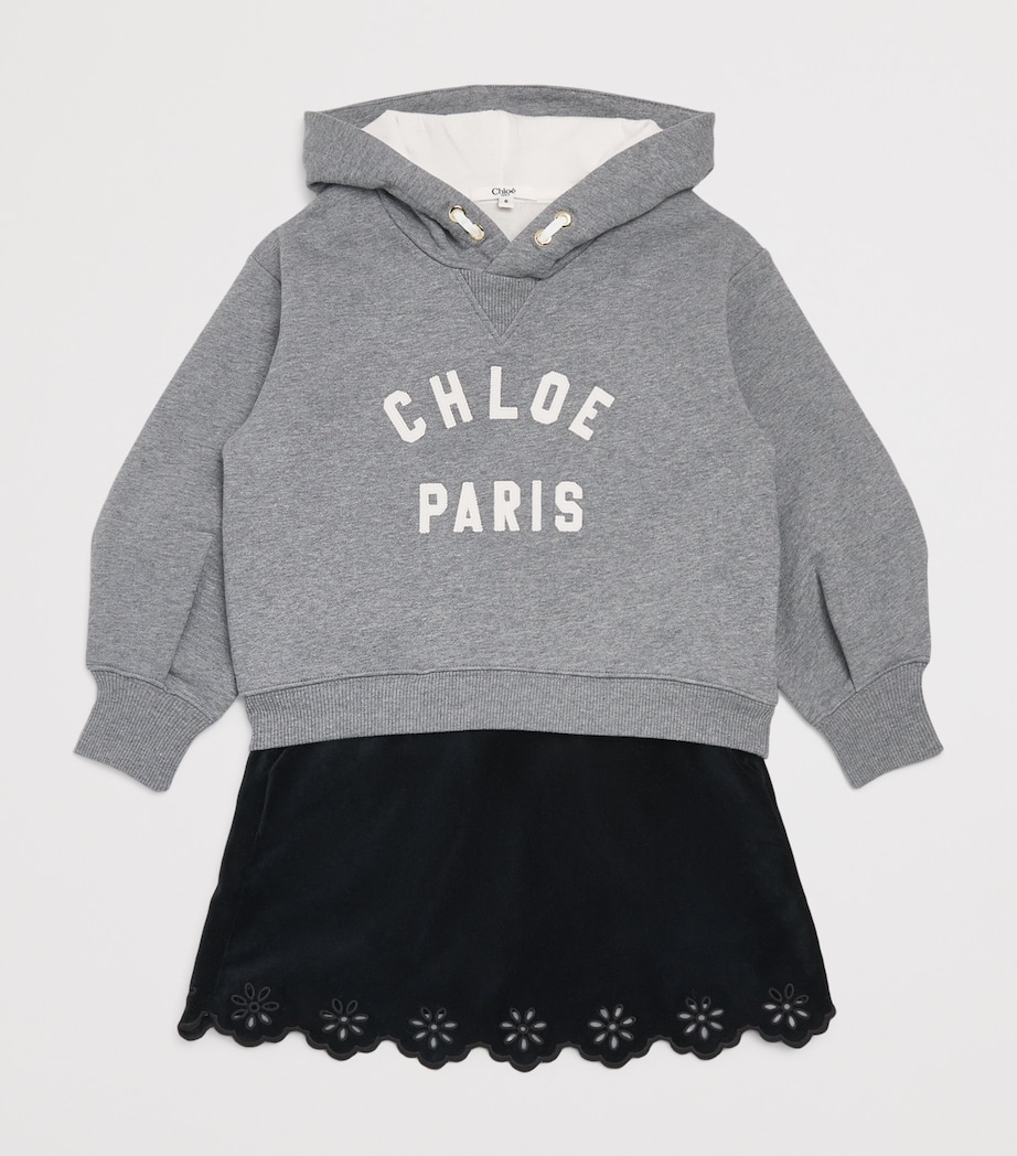 Cotton Paris Logo Hoodie (6-12 Years) HEATHER GREY Image 3