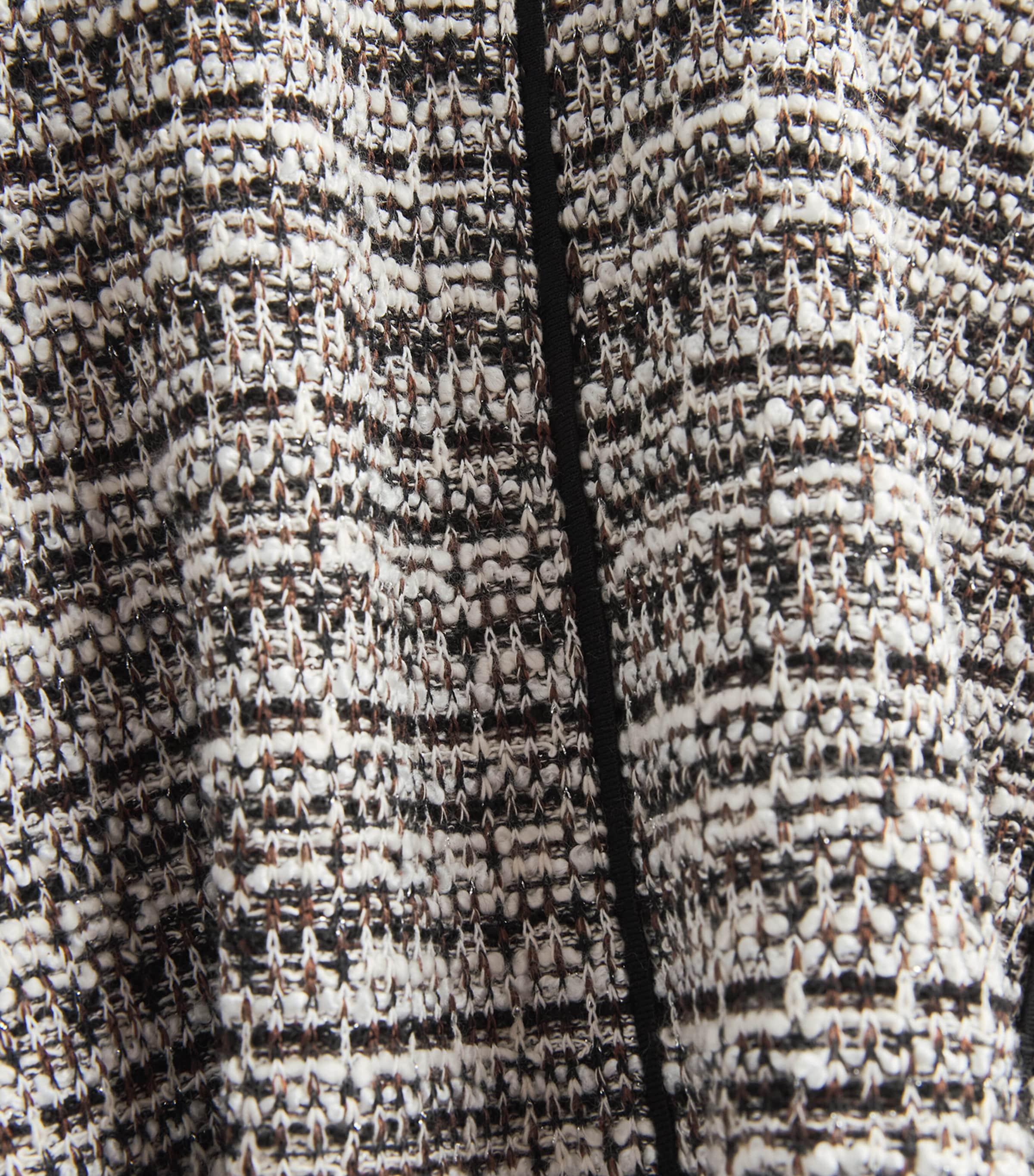 ME+EM Womens Tweed A-Line Midi Skirt Brown Multi Image 6