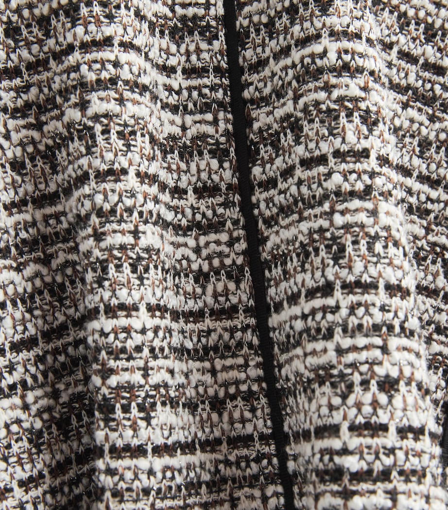 ME+EM Womens Tweed A-Line Midi Skirt Brown Multi Image 6