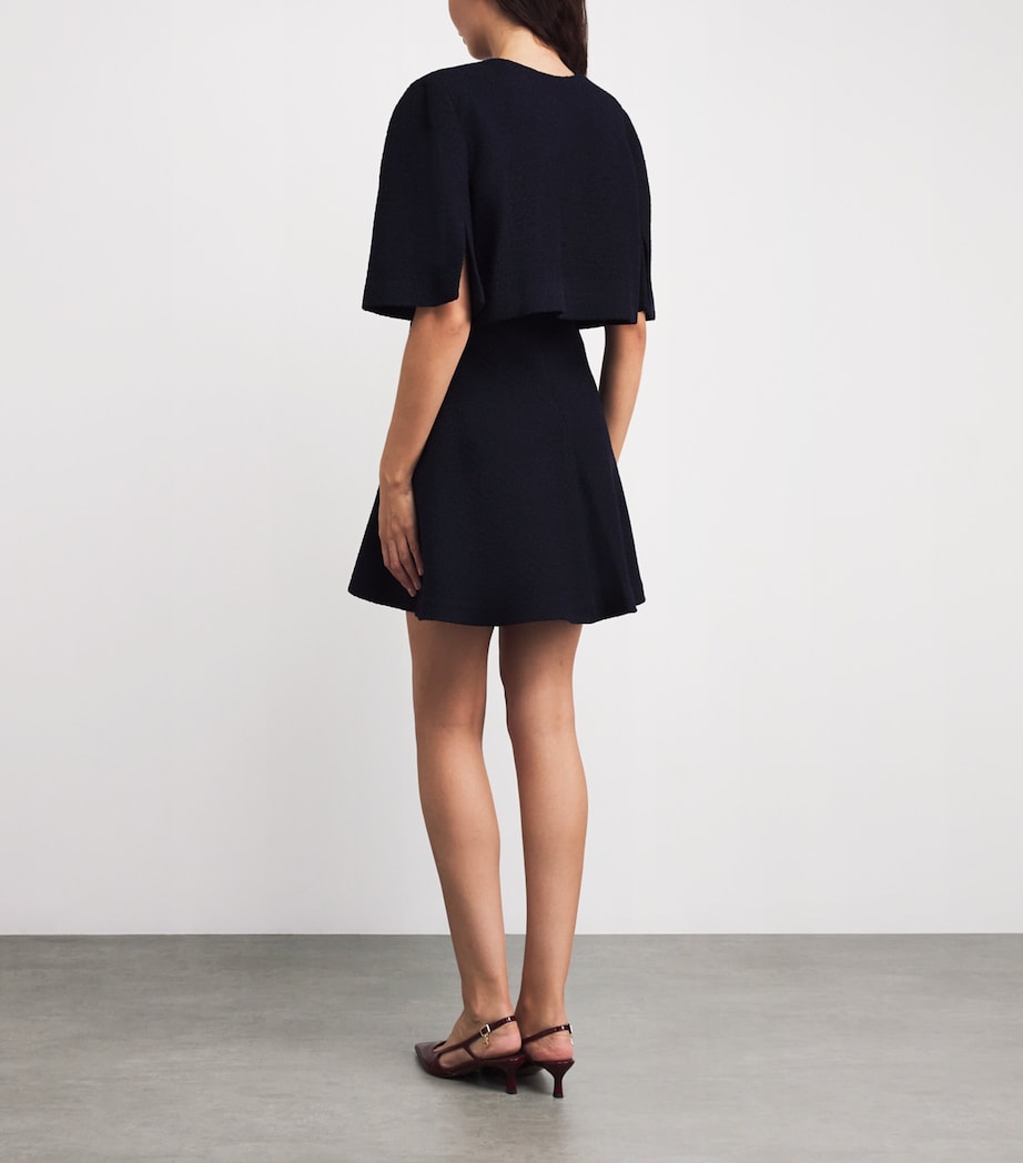 Tweed 2-In-1 Mini Dress NAVY Image 3