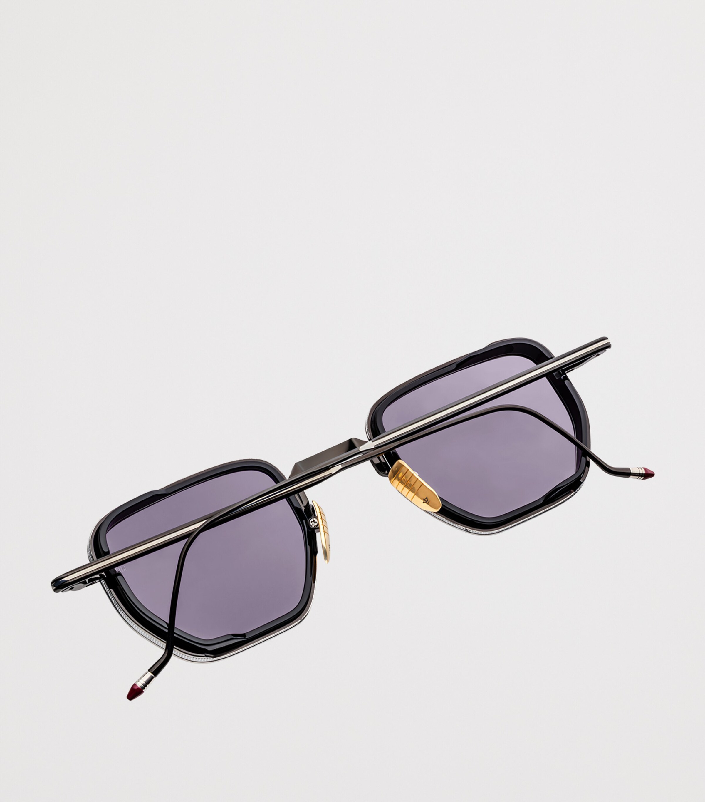 Jacques Marie Mage Metal Atkins Sunglasses Corbeau Image 4