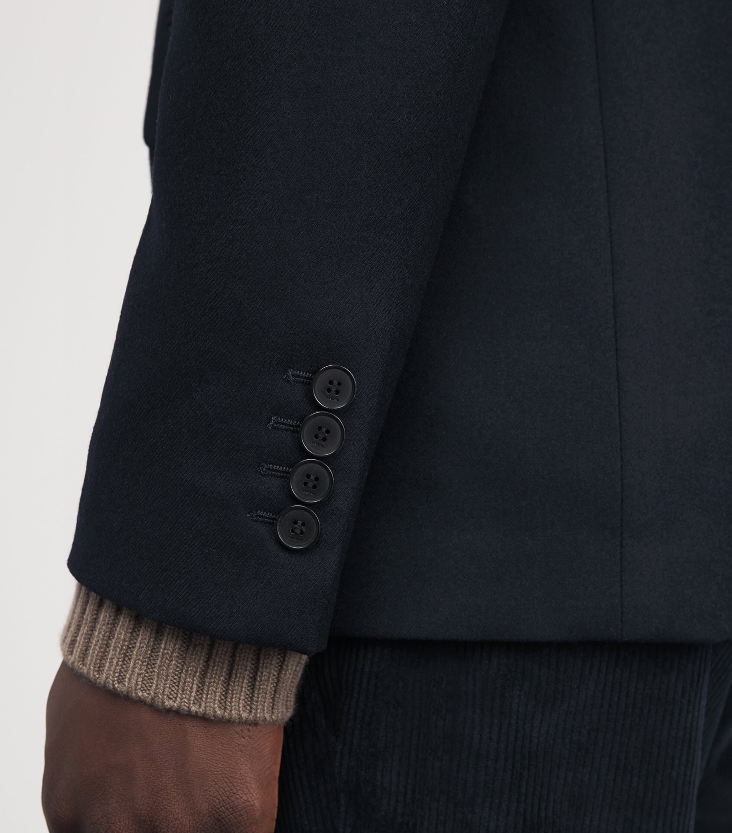 Virgin Wool Blazer NAVY BLUE Image 6