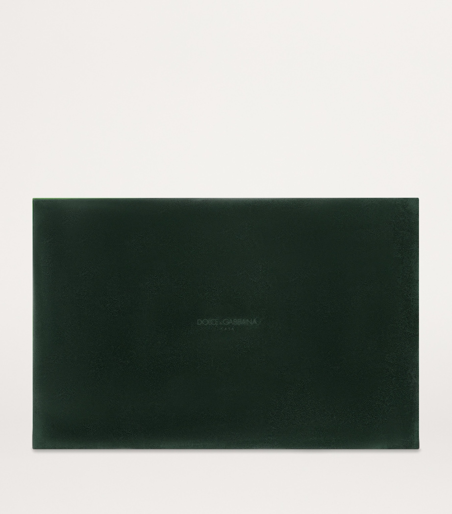 Wood Majolica Tray (46cm) UV009-MAIOLICA VERDE Image 3