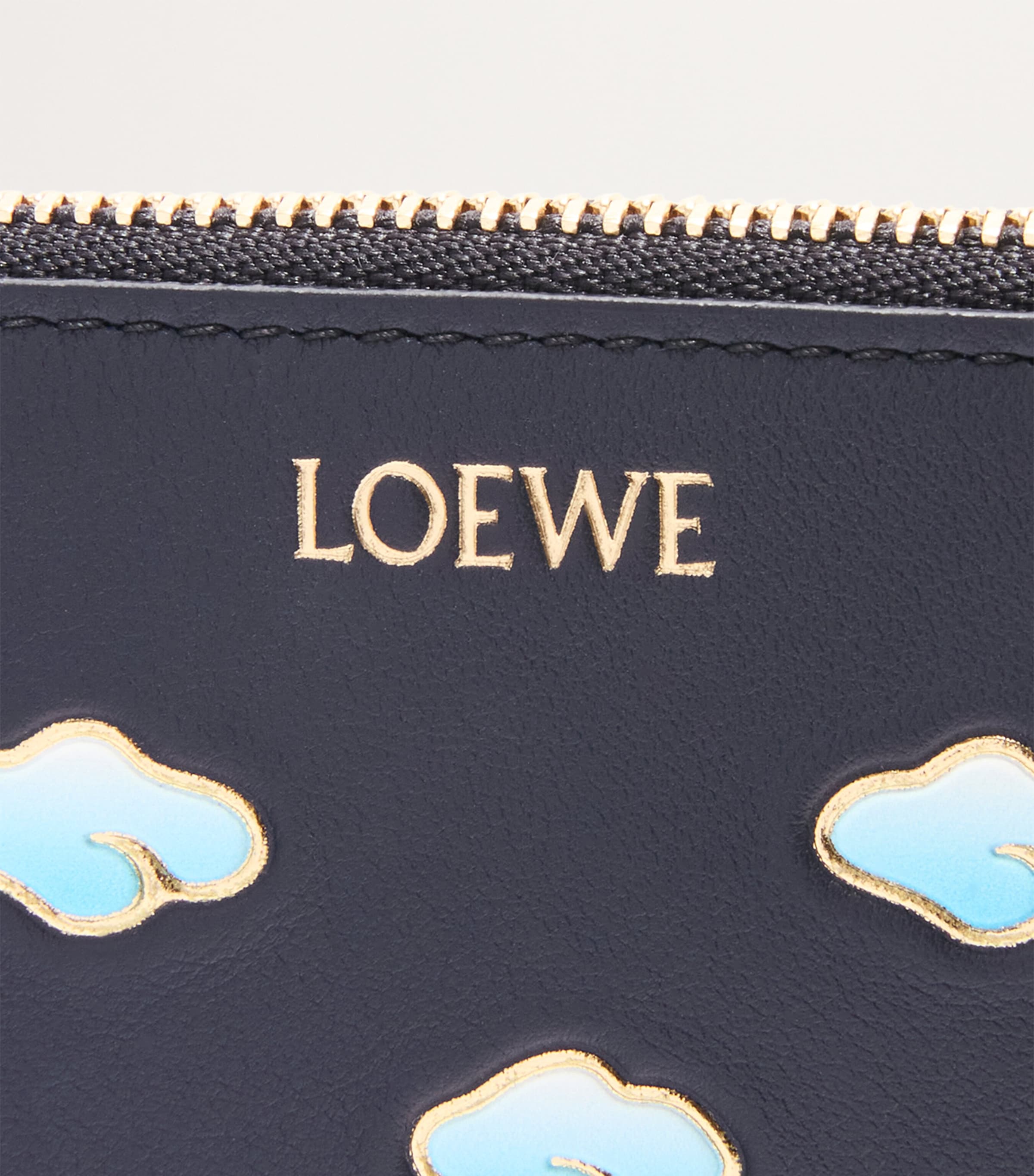 LOEWE x Suna Fujita Leather Cloud Coin Card Holder | Harrods US