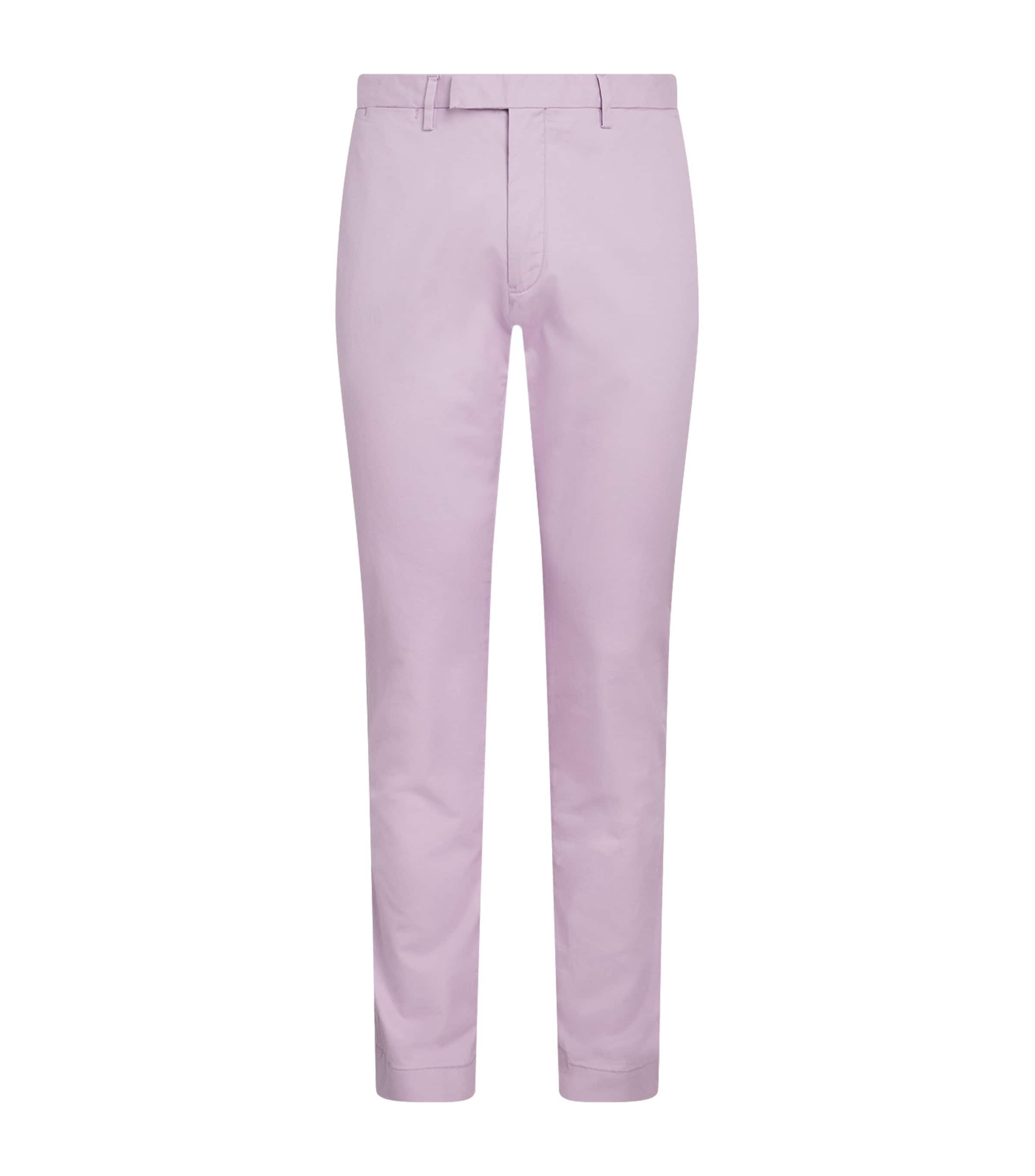 Polo Ralph Lauren Mens Stretch-Cotton Slim Chinos Spring Iris Image 1