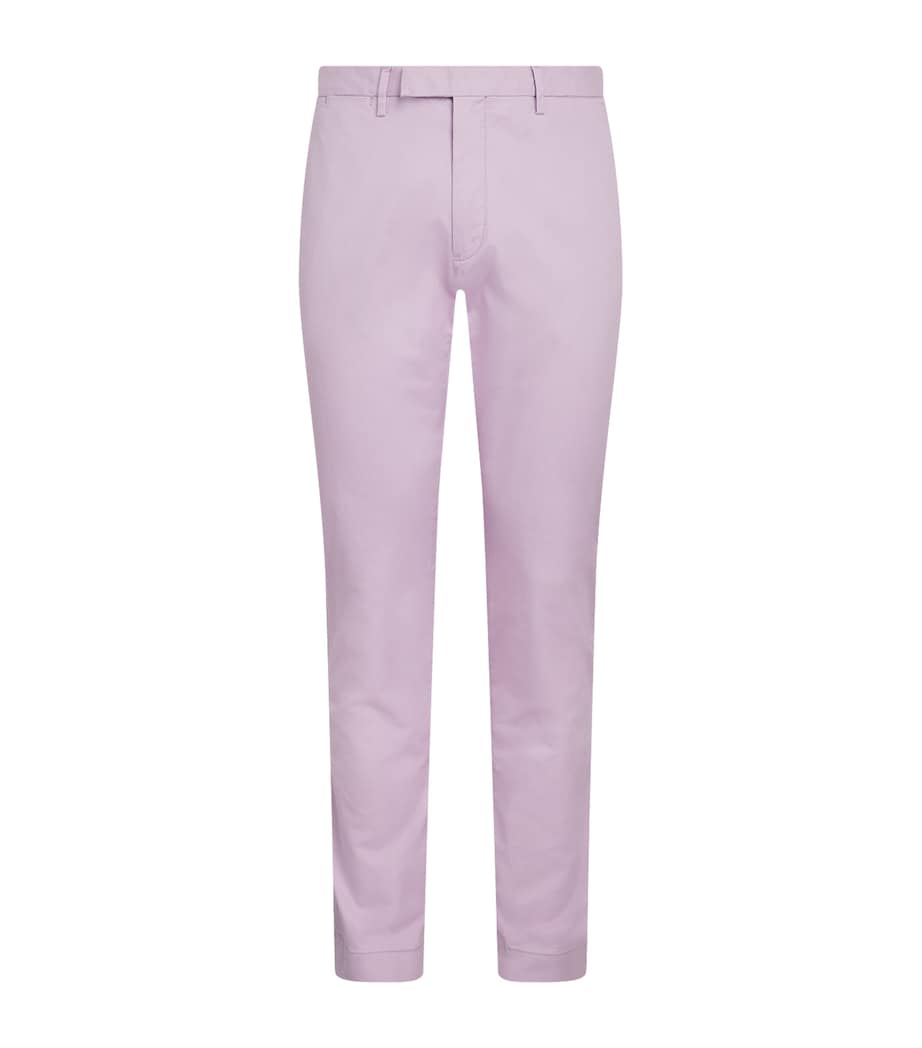 Polo Ralph Lauren Mens Stretch-Cotton Slim Chinos Spring Iris Image 1