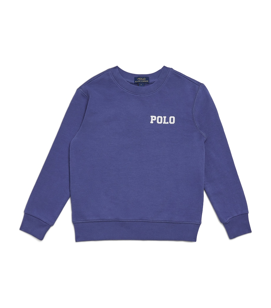 Cotton-Blend Logo Sweatshirt (2-7 Years) CLASSIC BLUE Image 1