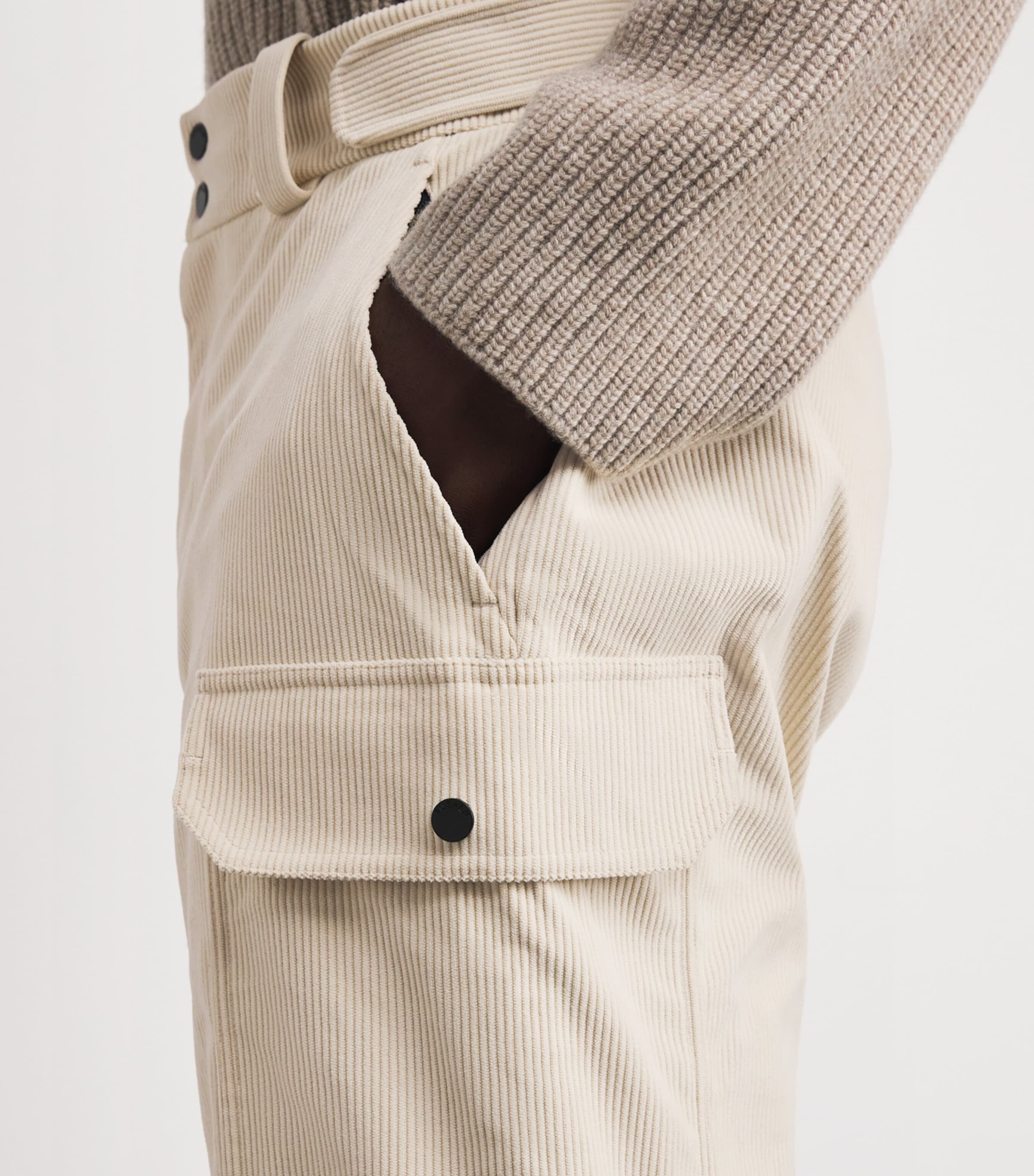 Water-Repellent Corduroy Arpixo Ski Trousers 10900 DESERT Image 6
