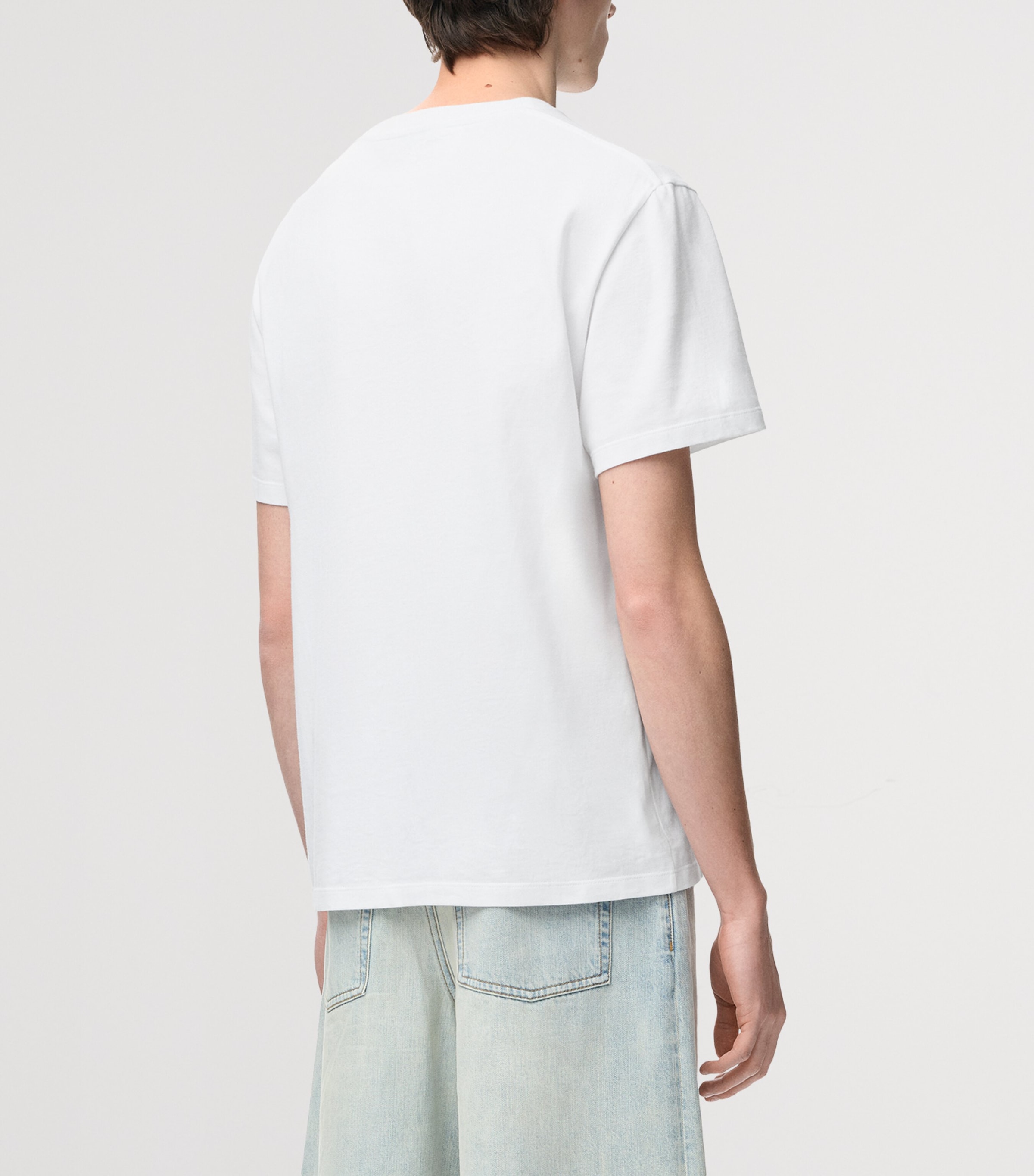 LOEWE Mens Pocket Anagram T-Shirt White Image 4