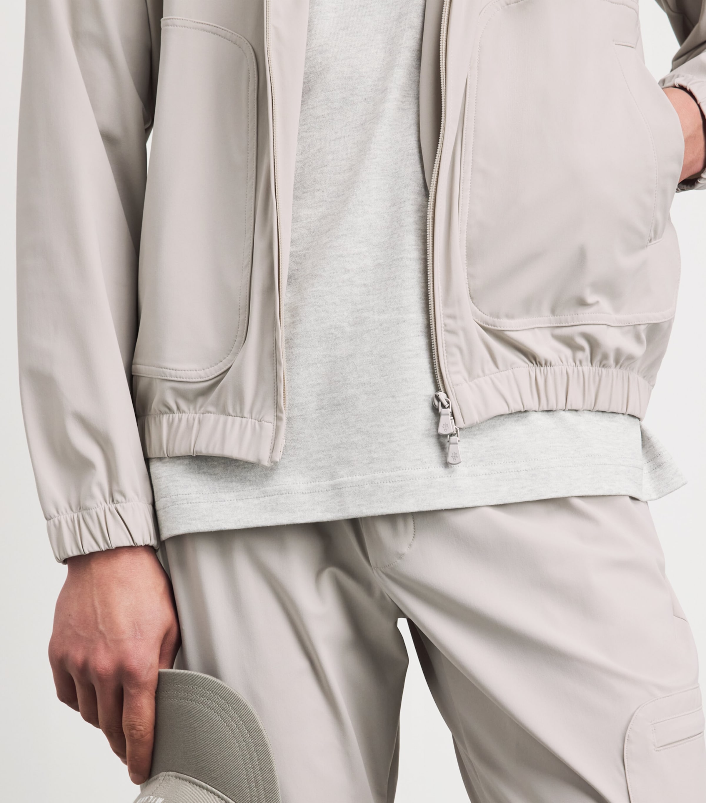 Eleventy Mens Technical Jacket Sabbia Image 3