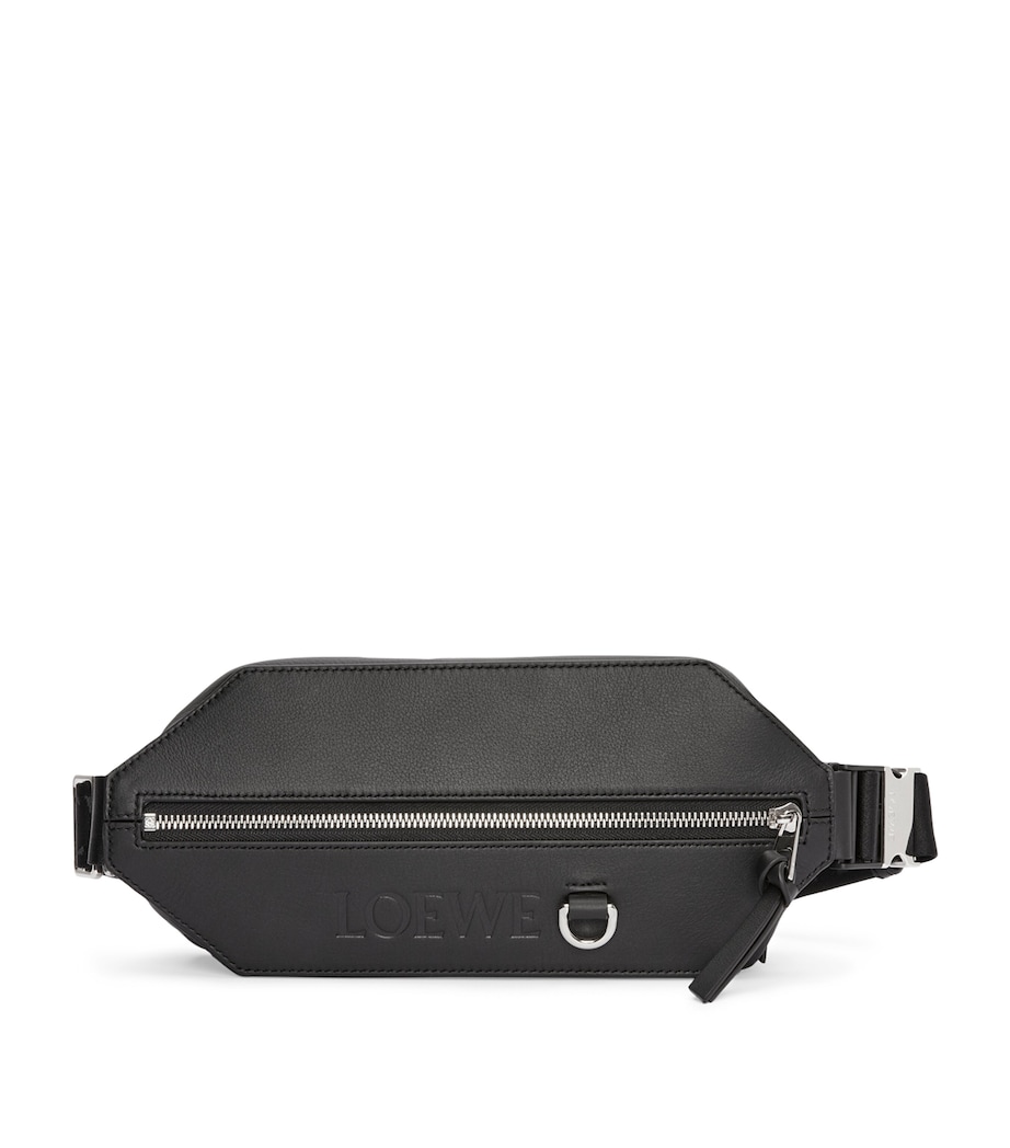 Leather Convertible Belt Bag BLACK Image 1