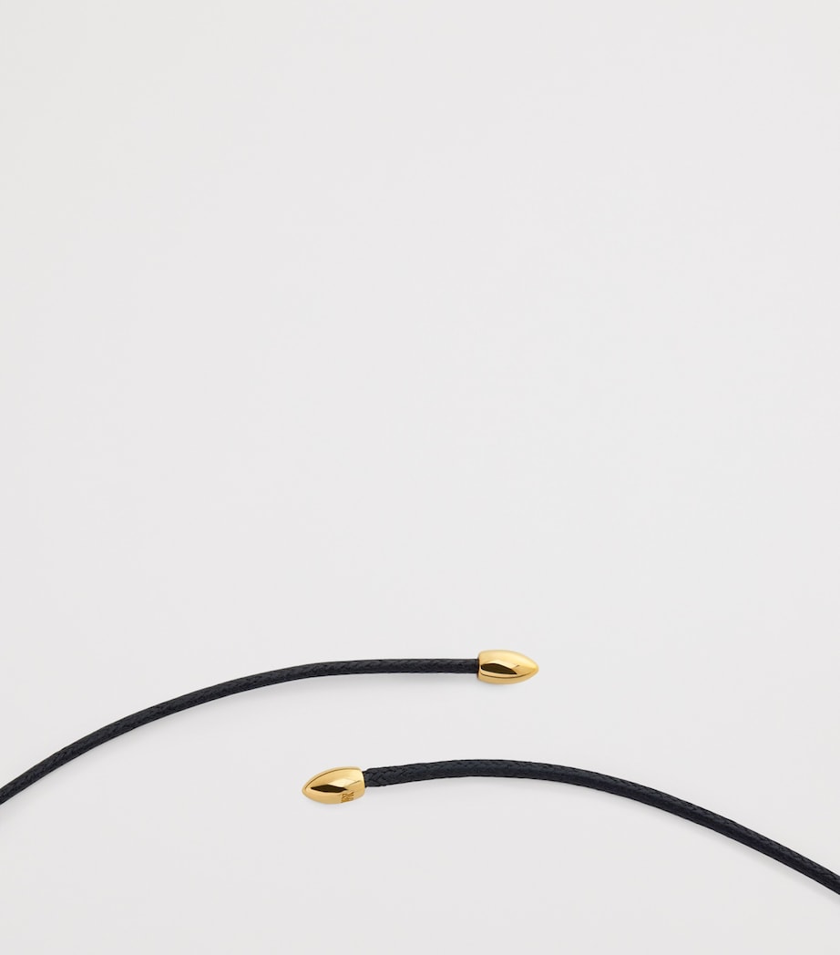 Gold Vermeil Aria Cord Necklace 18K GOLD VERMEIL Image 3