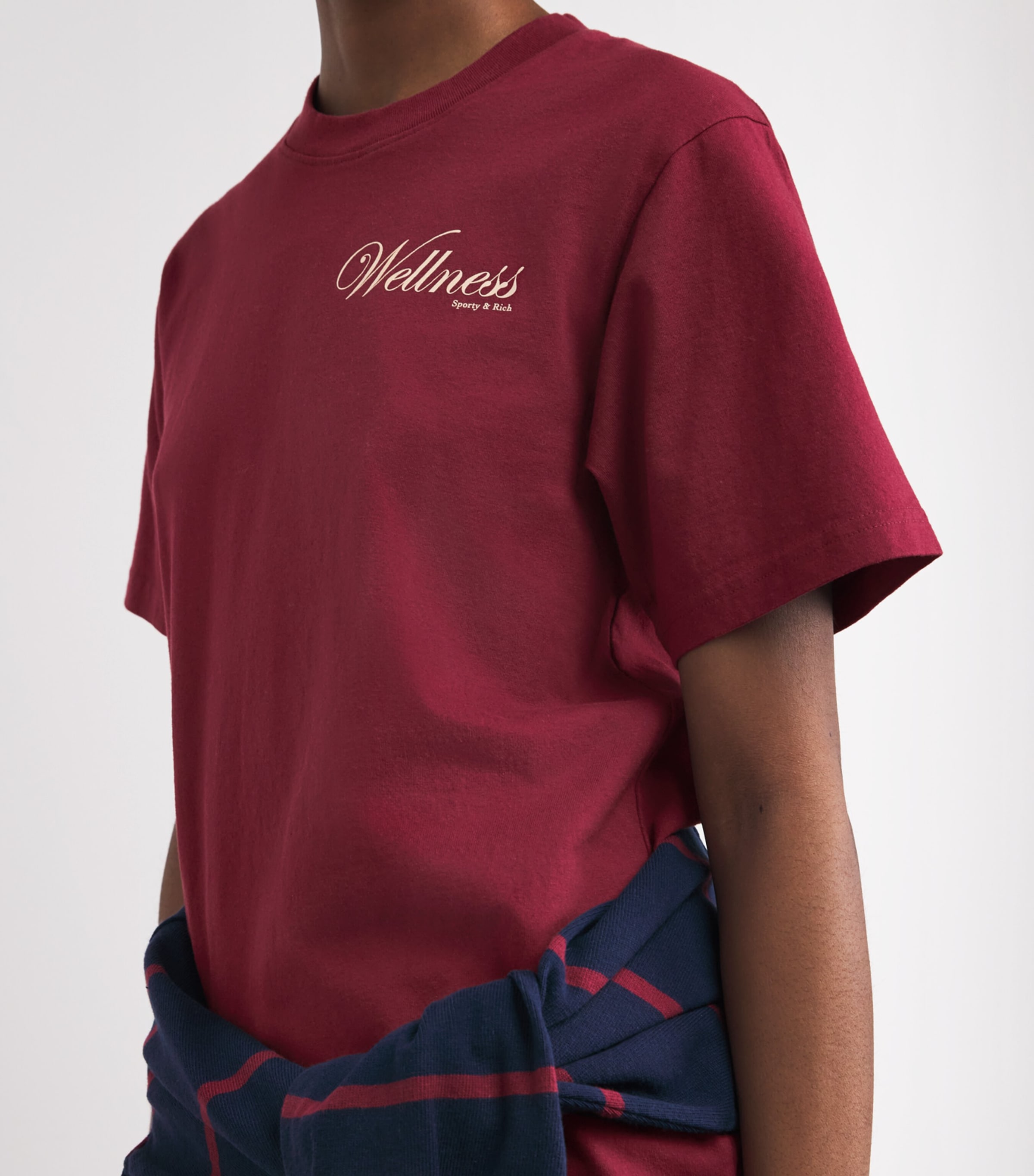 Cotton Graphic T-Shirt 27 MERLOT Image 6